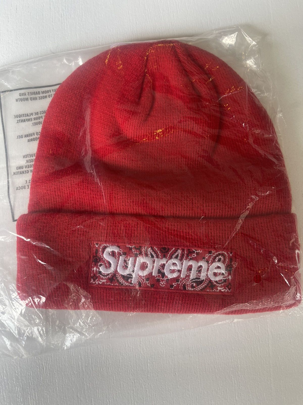Supreme X New Era Bandana Beanie