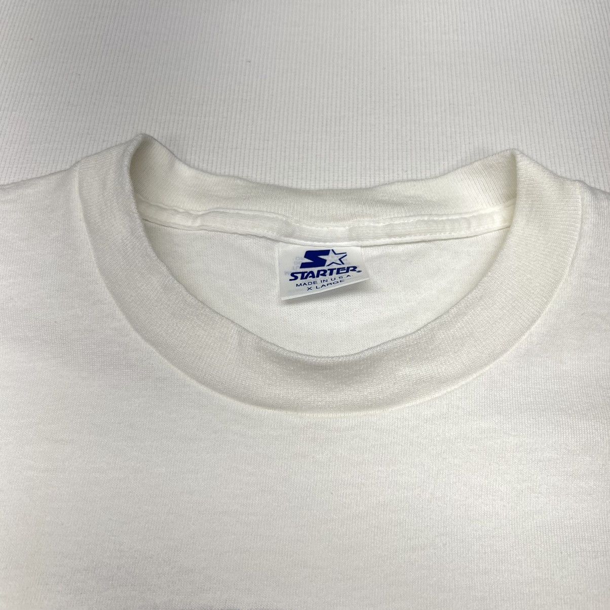 NHL × Starter × Vintage VTG NY Rangers Tee Shirt White Stanley Cup Champions NHL 90s Size US XL / EU 56 / 4 - 6 Thumbnail