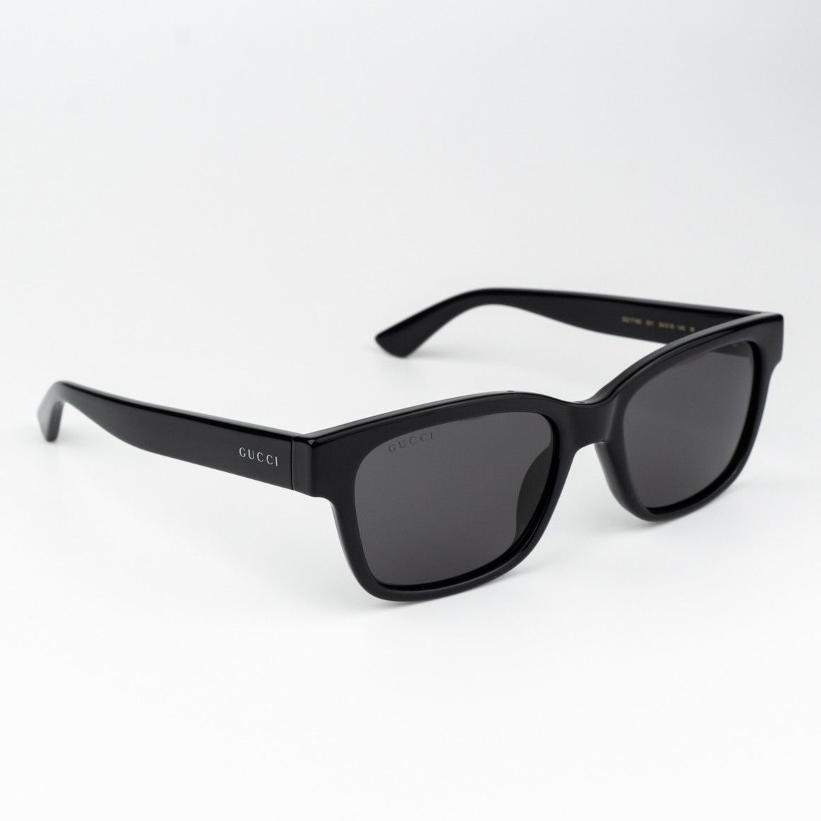 Gucci NEW Gucci GG1716S 001 Black Grey Square Unisex Sunglasses Size ONE SIZE - 5 Thumbnail
