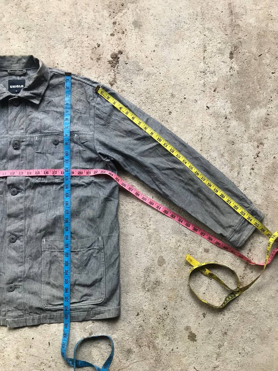 Uniqlo Uniqlo denim Pocket Jacket Size US XL / EU 56 / 4 - 7 Thumbnail
