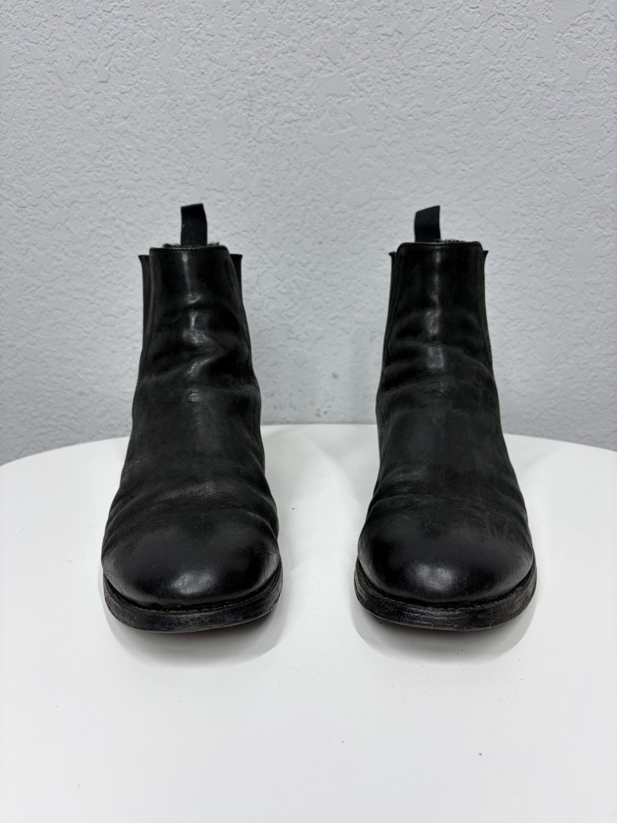 The Last Conspiracy AS 98 Vibe Artisan Black Leather Side Zip Ankle Biker Boots Size US 8 / EU 41 - 6 Thumbnail