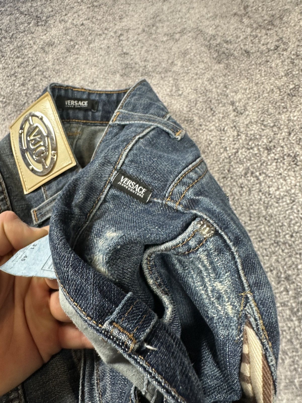 Versace Jeans Couture Vintage Versace jeans couture pants Streetwear luxury hype Size 31" - 4 Thumbnail