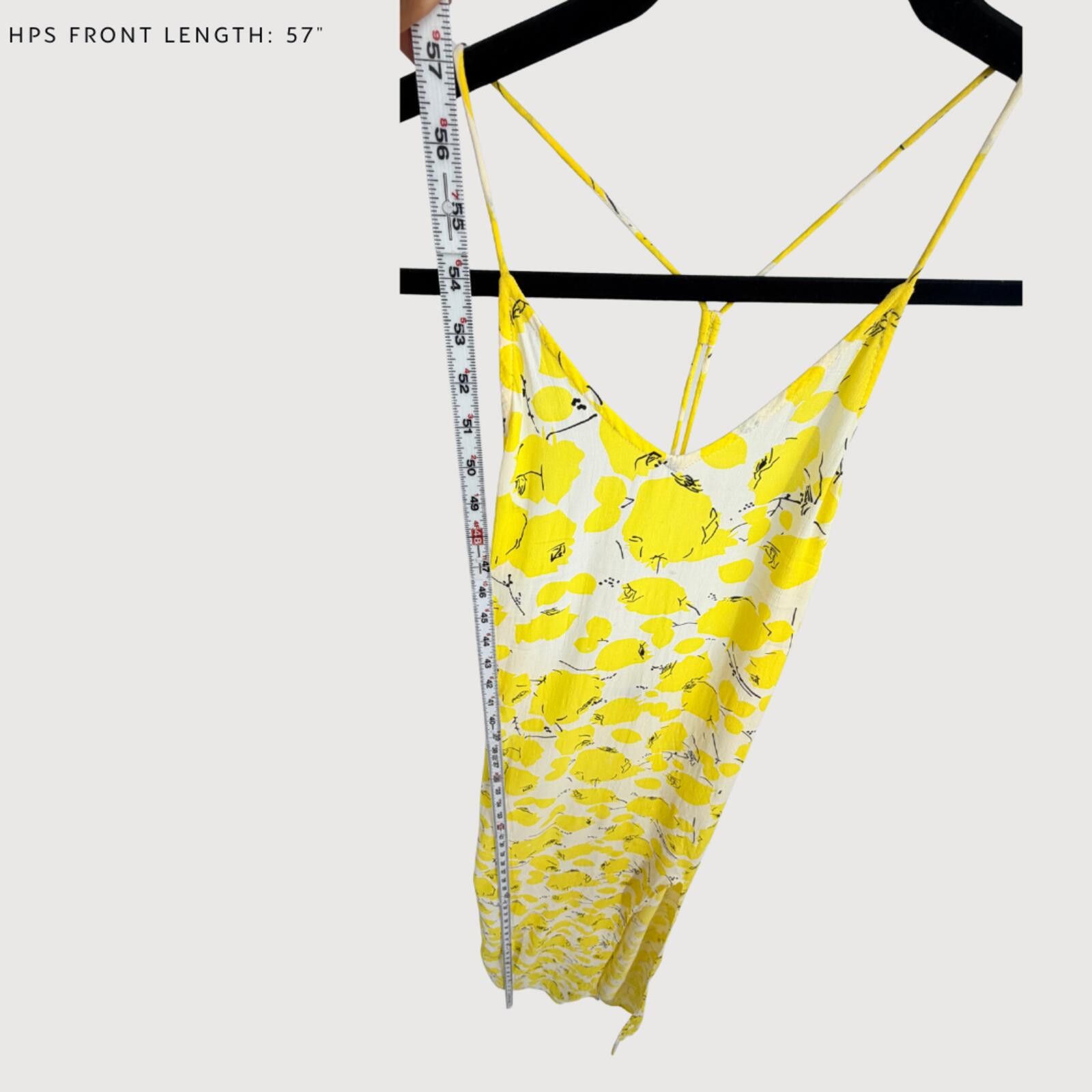 Other S/W/F Amalfi Lemon Maxi Slip Dress Yellow XS Size S / US 4 / IT 40 - 6 Thumbnail