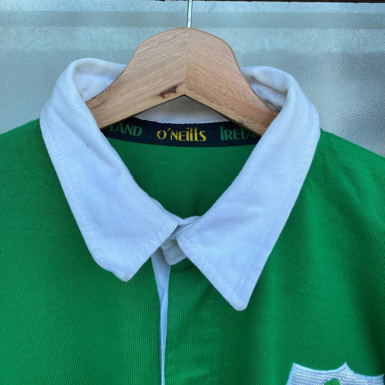 Vintage VINTAGE 80's IRELAND RUGBY SHIRT 100%ACRYLIC Size US XXL / EU 58 / 5 - 4 Thumbnail