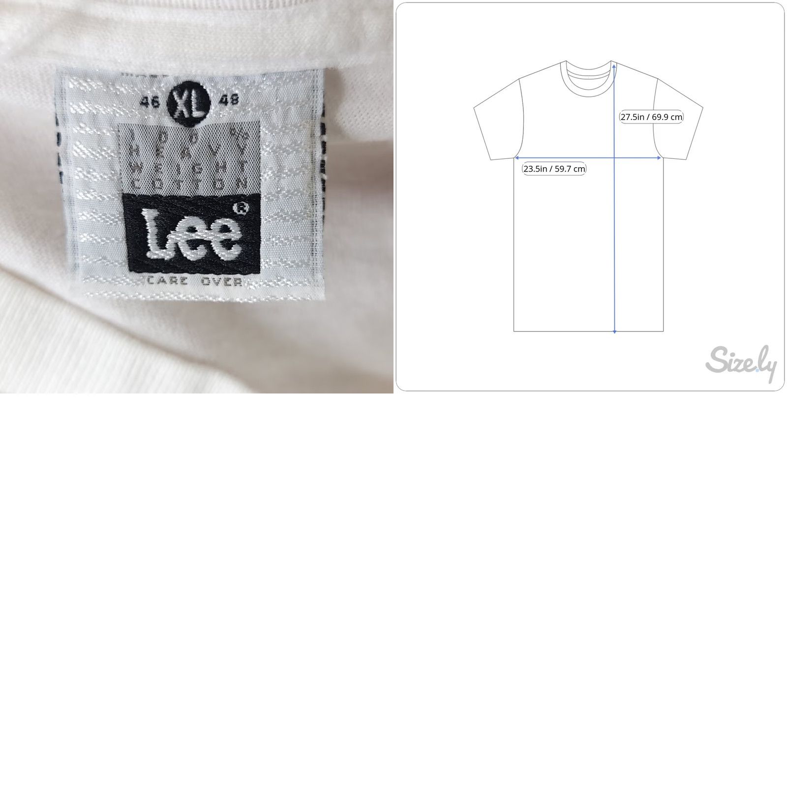 Lee VINTAGE Air Force Academy Tennis T Shirt Mens XL 90s White Cotton Lee Made In USA Golf? Size US XL / EU 56 / 4 - 8 Thumbnail