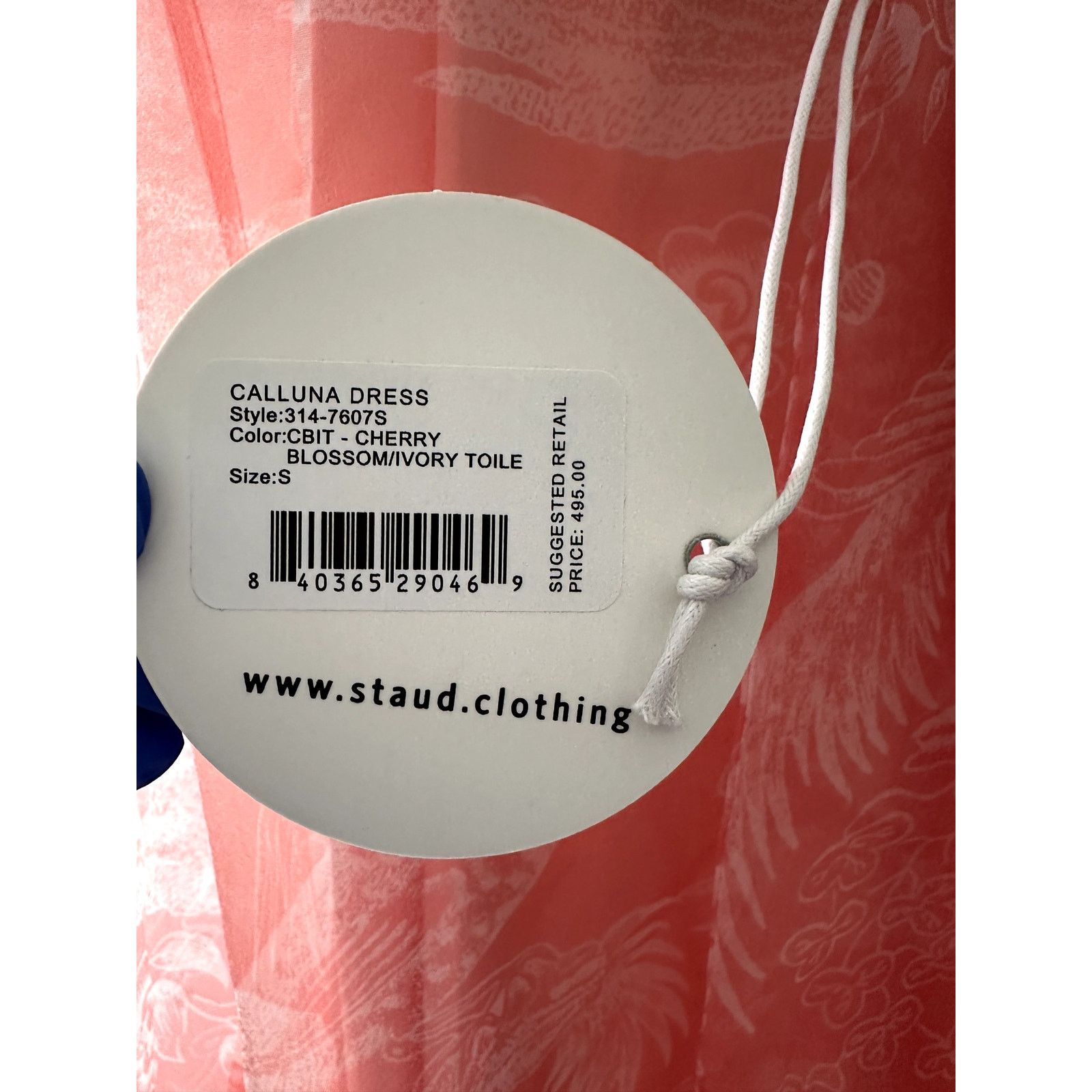Staud STAUD Calluna Dress Cherry blossom S Size S / US 4 / IT 40 - 6 Thumbnail