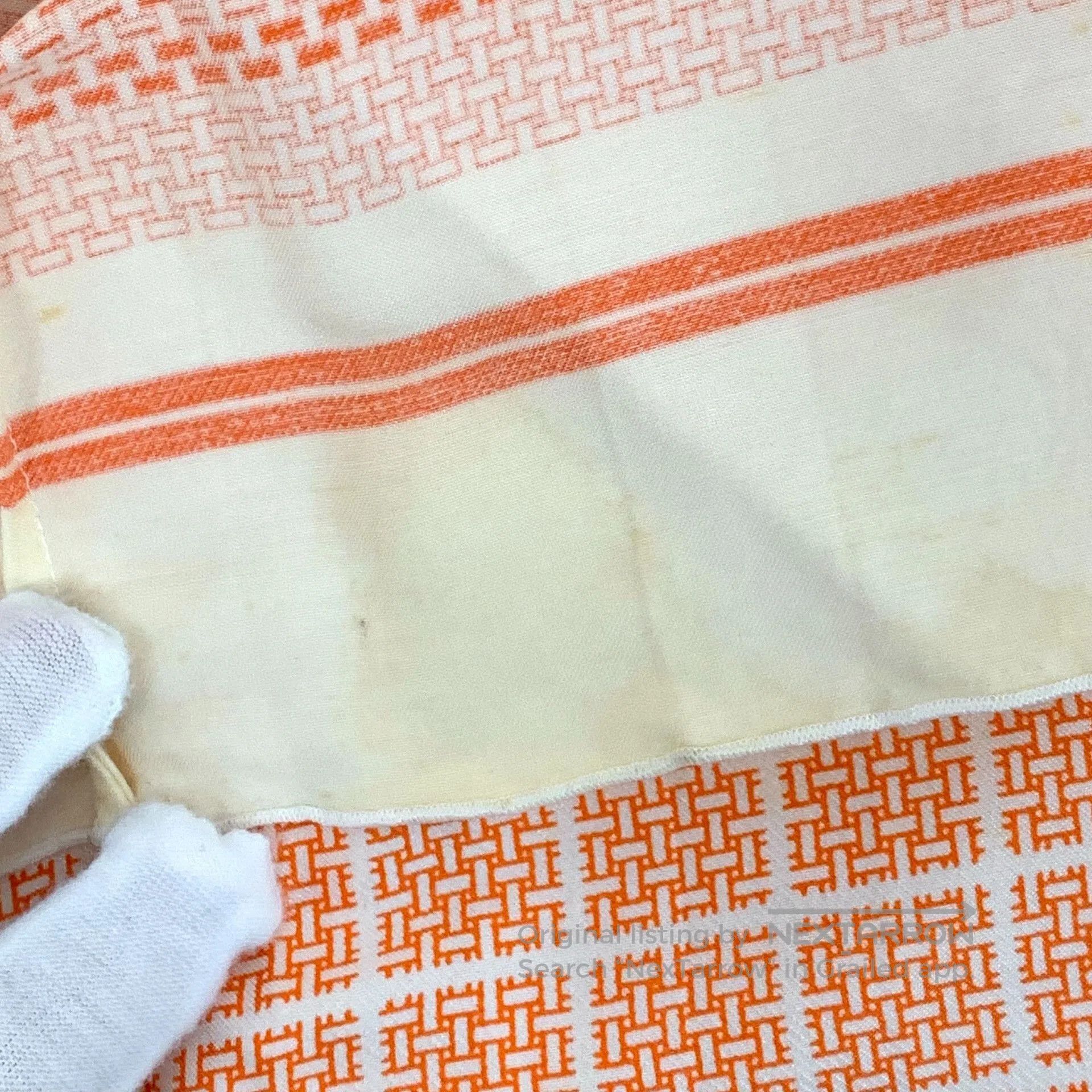 Celine Celine Orange Silk Pleated Casual Skirt. Size 35" - 8 Thumbnail