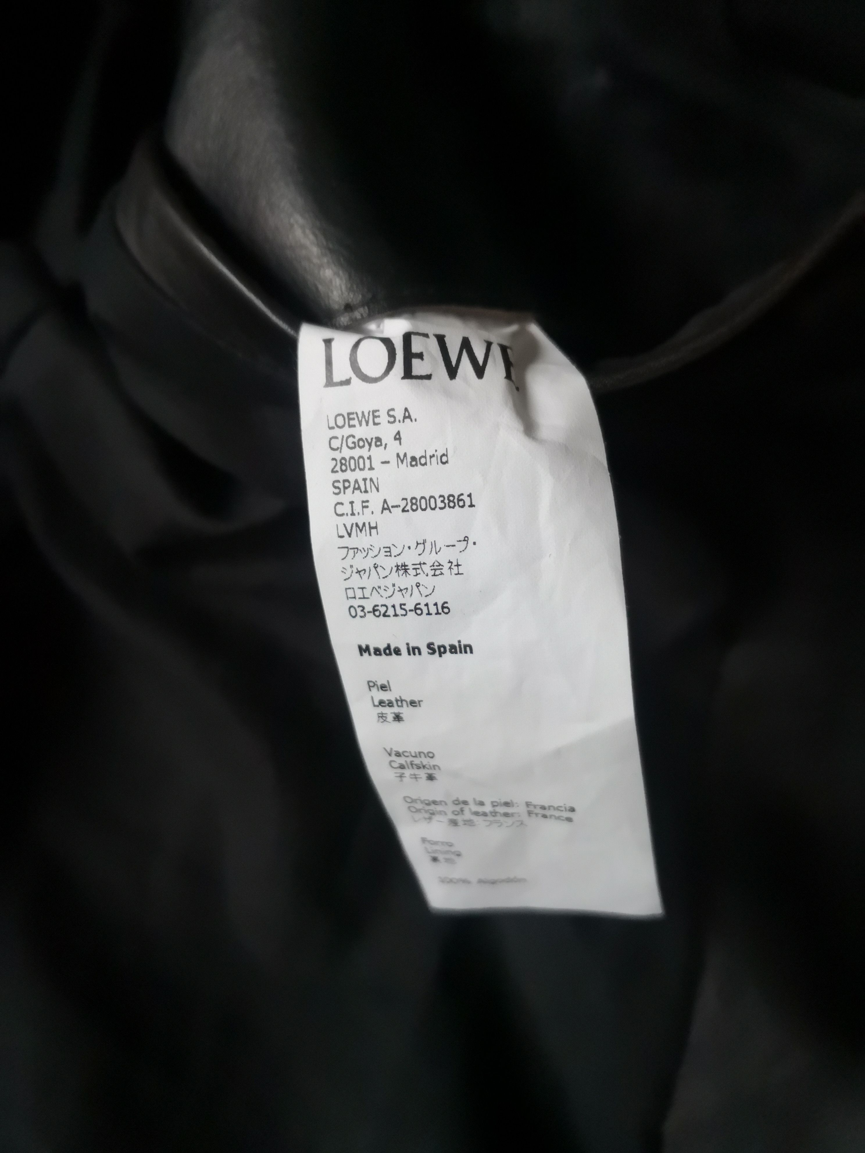 Loewe Rare Loewe William de Morgan Leather Jacket Size US M / EU 48-50 / 2 - 8 Thumbnail