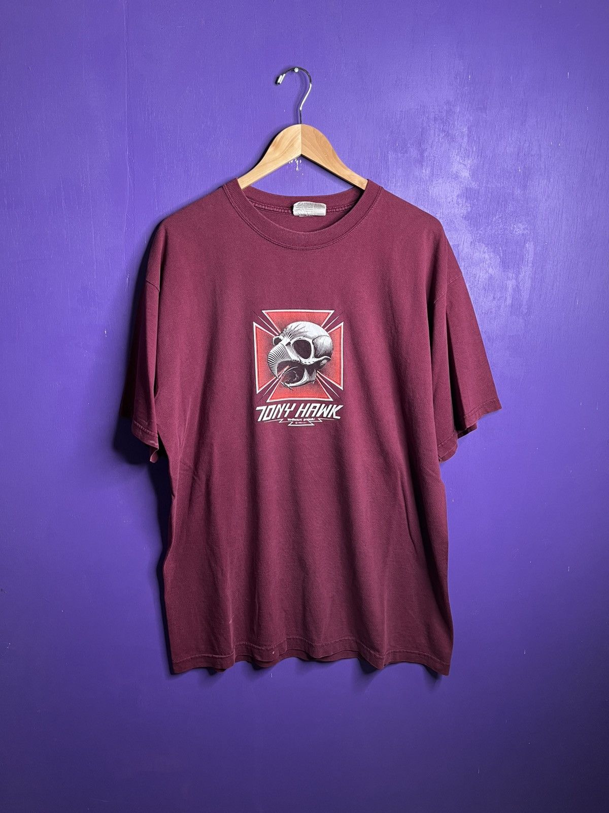 Tony Hawk × Vintage Vintage 90s Birdhouse Tony Hawk bird skull t-shirt Size US XL / EU 56 / 4 - 1 Thumbnail