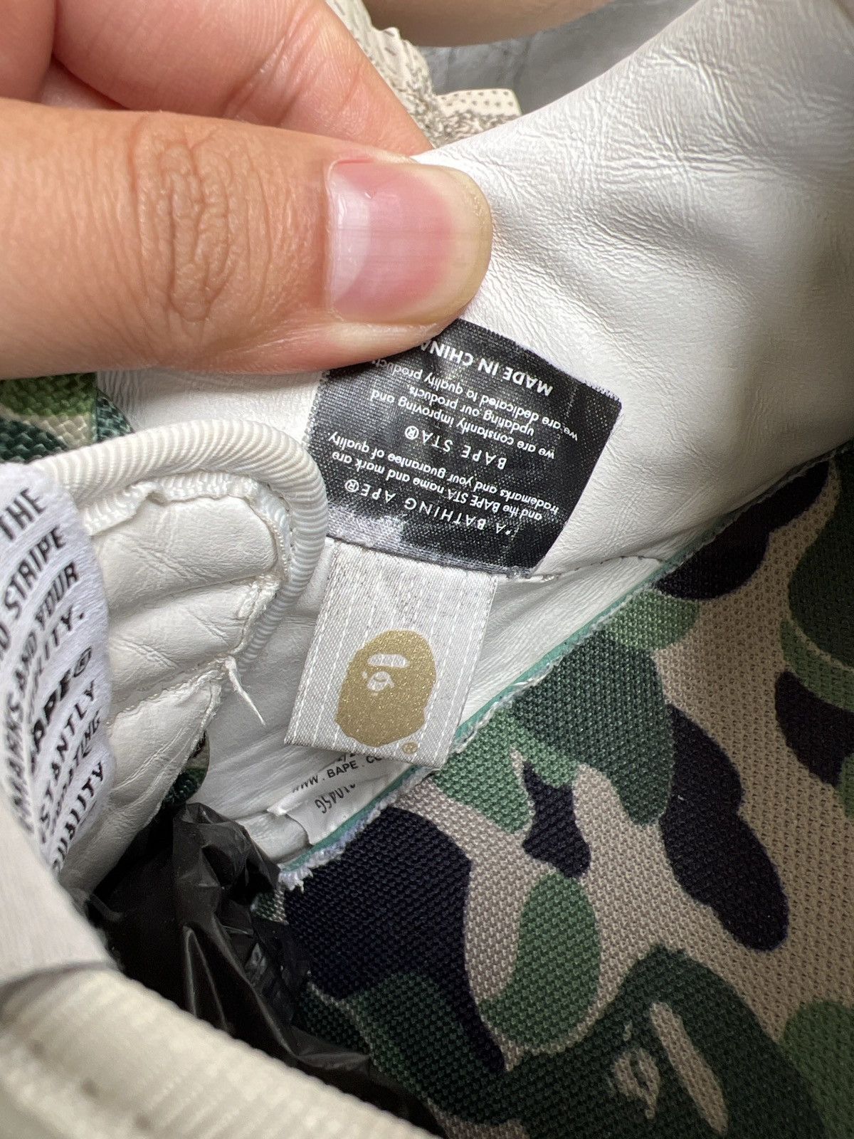 Bape 💥Bape Sta Low White Camo 🍀 Size US 12 / EU 45 - 7 Thumbnail