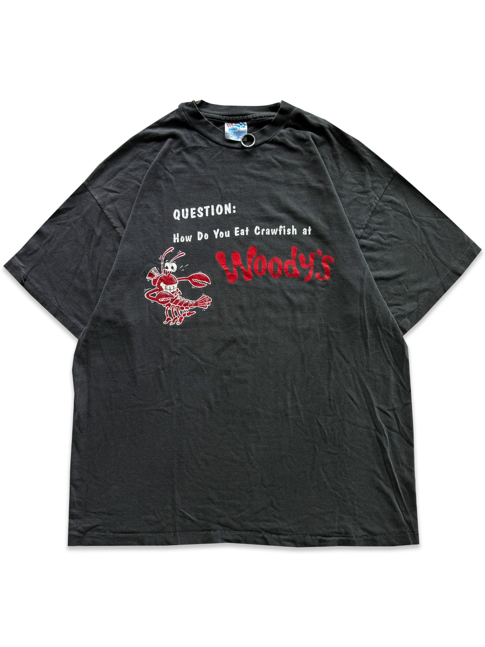 Vintage 1990s Vintage Woody's Crawfish Tee Size US XL / EU 56 / 4 - 1 Thumbnail