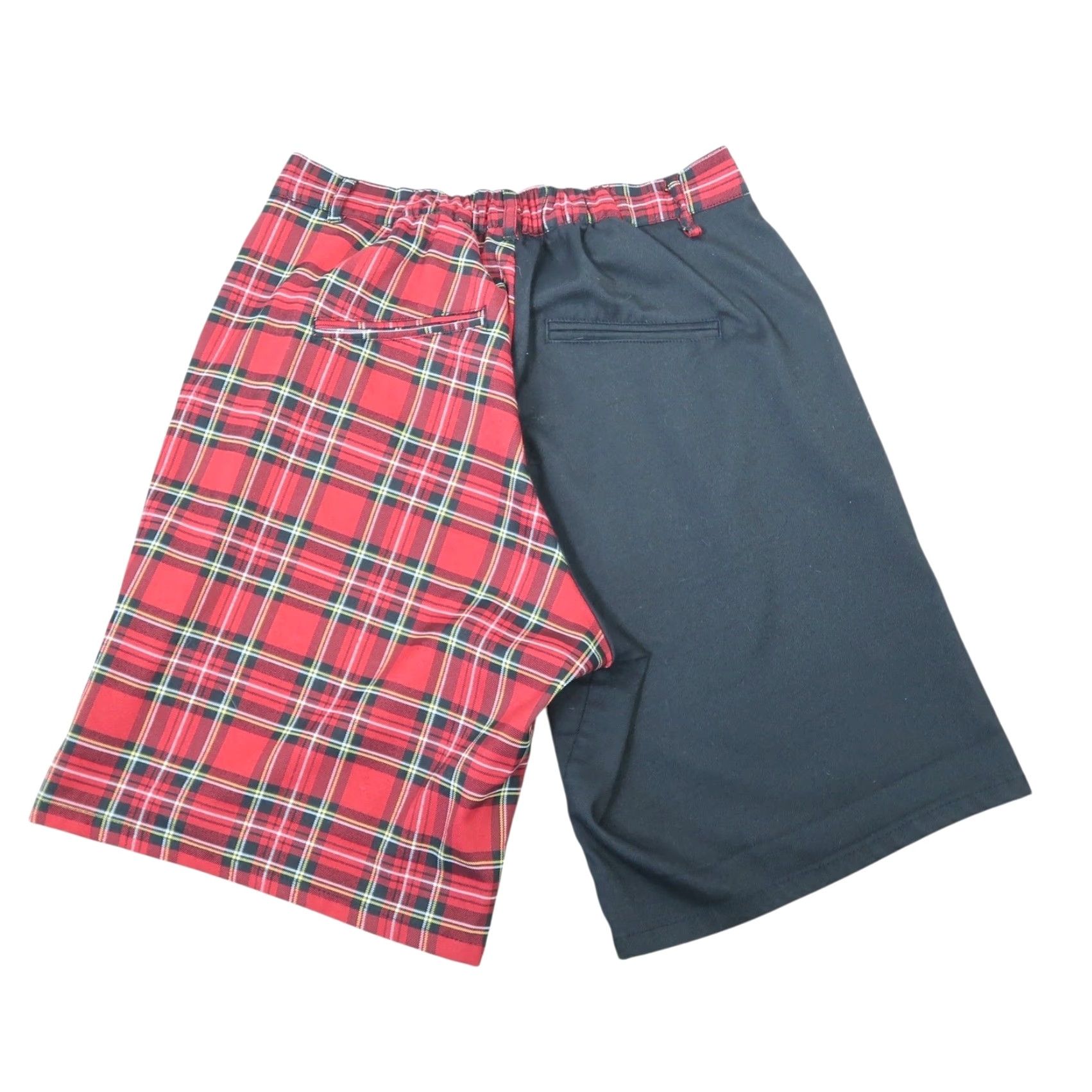 Hot Topic VINTAGE Hot Topic Bermuda Shorts Womens M Red Plaid Black Split Bermuda Shorts Casual Punk Grunge 10in Inseam Womens Size 32" / US 10 / IT 46 - 3 Thumbnail