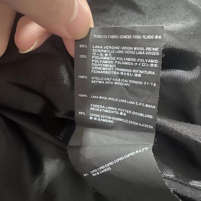 Saint Laurent Paris Saint Laurent Grey Baseball Jacket with Stripes-2505 Size US XL / EU 56 / 4 - 5 Thumbnail