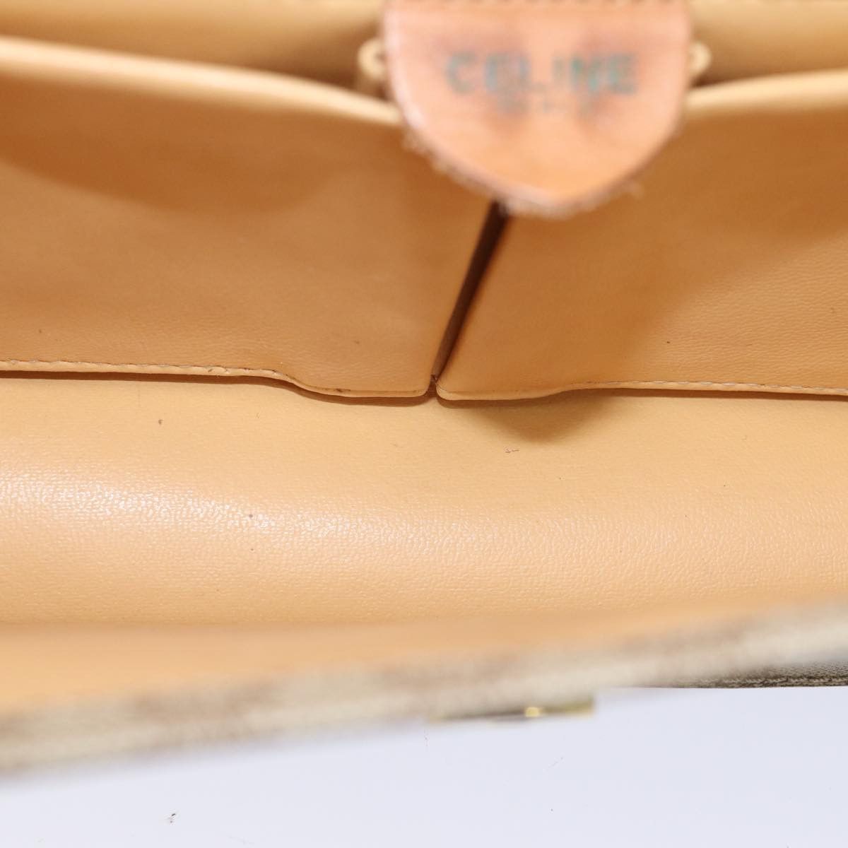 Celine CELINE Macadam Canvas Shoulder Bag Coated Canvas Beige Size ONE SIZE - 10 Thumbnail