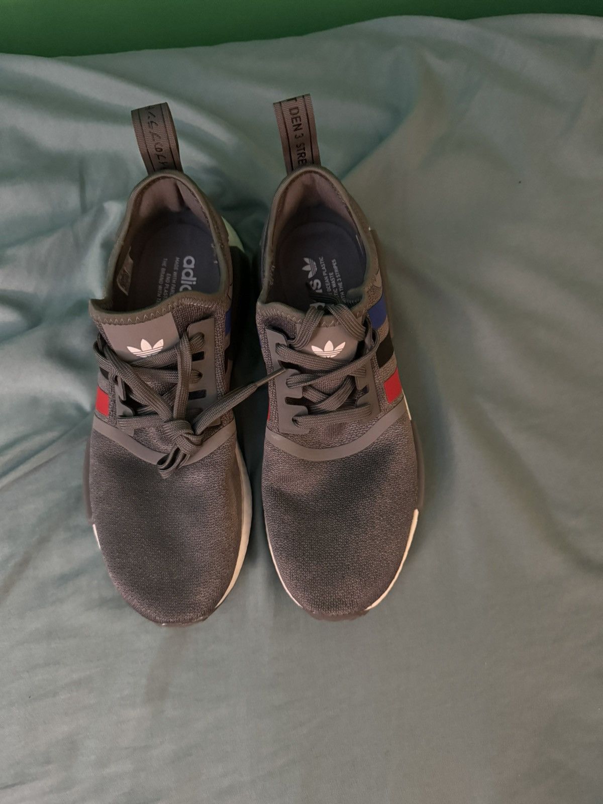 Adidas Adidas NMD R1 Grey Better Scarlet 2024 Size US 8.5 / EU 41-42 - 7 Thumbnail