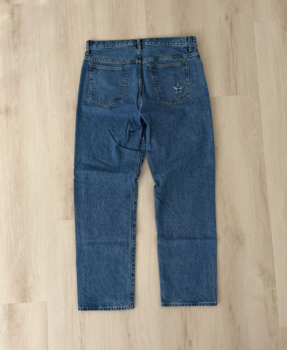Supreme Supreme FW24 Regular Jean Washed Indigo Size US 32 / EU 48 - 18 Thumbnail