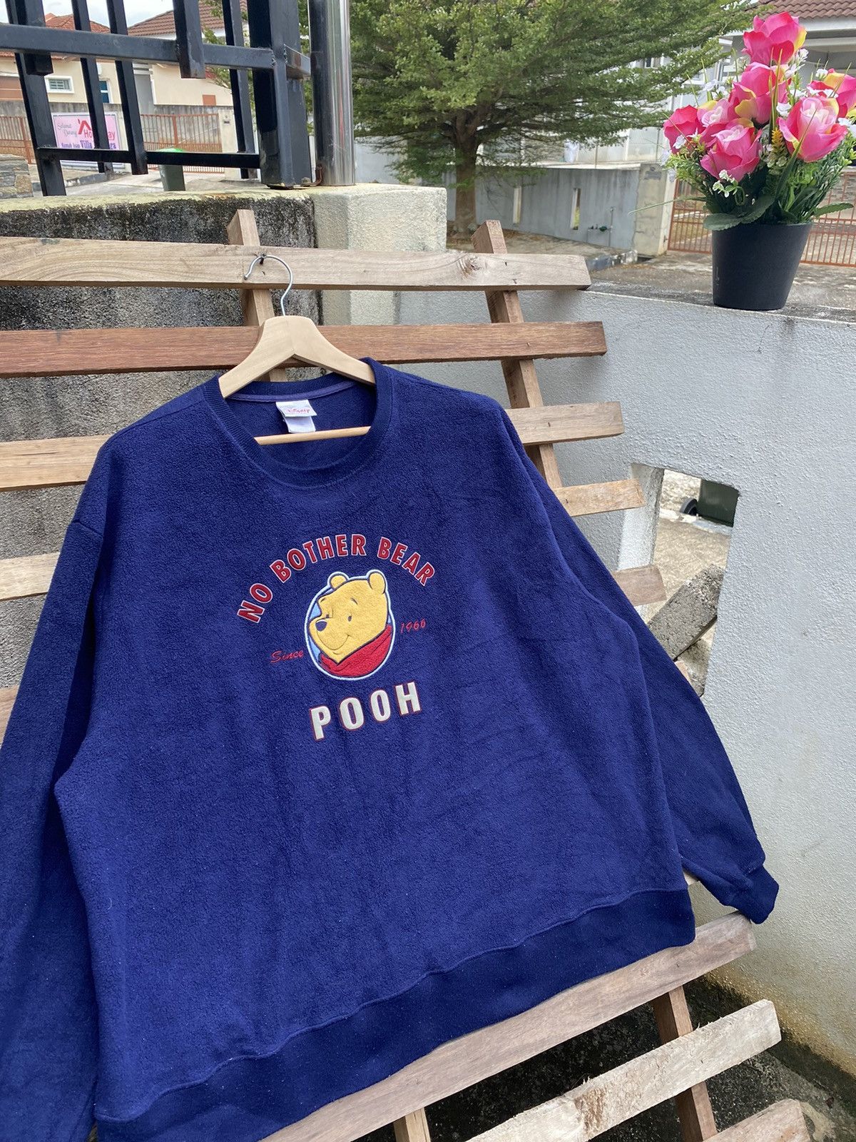 Cartoon Network × Disney × Vintage Vintage 90s Disney Winnie The Pooh Sweatshirt Fleece Size US XXL / EU 58 / 5 - 3 Thumbnail