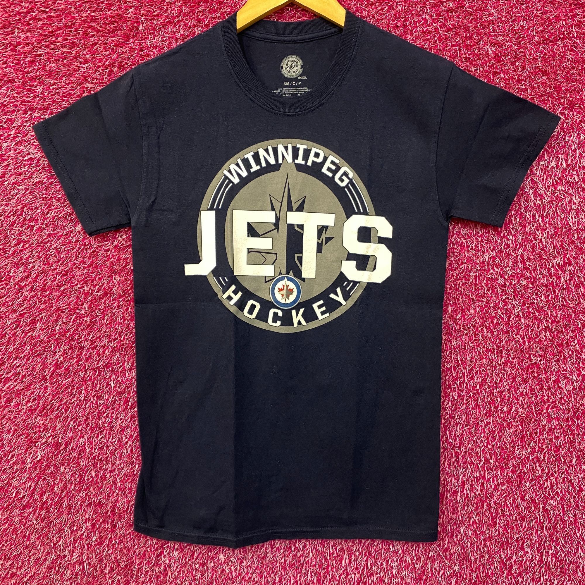 NHL Winnipeg Jets NHL Hockey Graphic Design T-Shirt SM Size US M / EU 48-50 / 2 - 1 Thumbnail