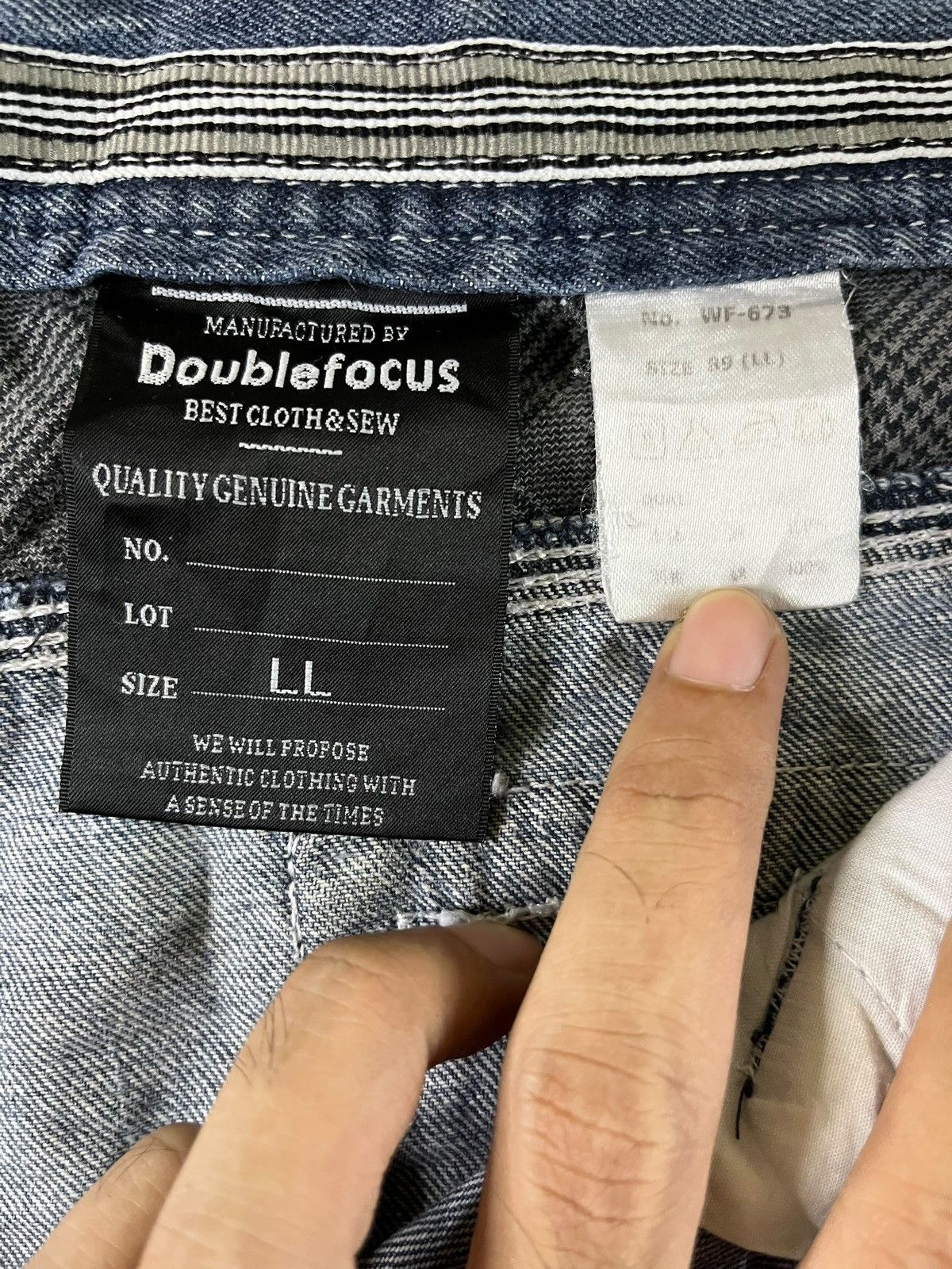 Japanese Brand Vintage Japanese Brand Tactical Cargo Loose Jeans Size US 34 / EU 50 - 9 Thumbnail