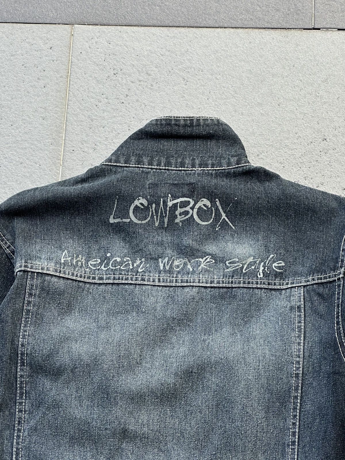 LOWBOX 2000s Lowbox American Work Style Denim Coveralls Size US 32 / EU 48 - 11 Thumbnail
