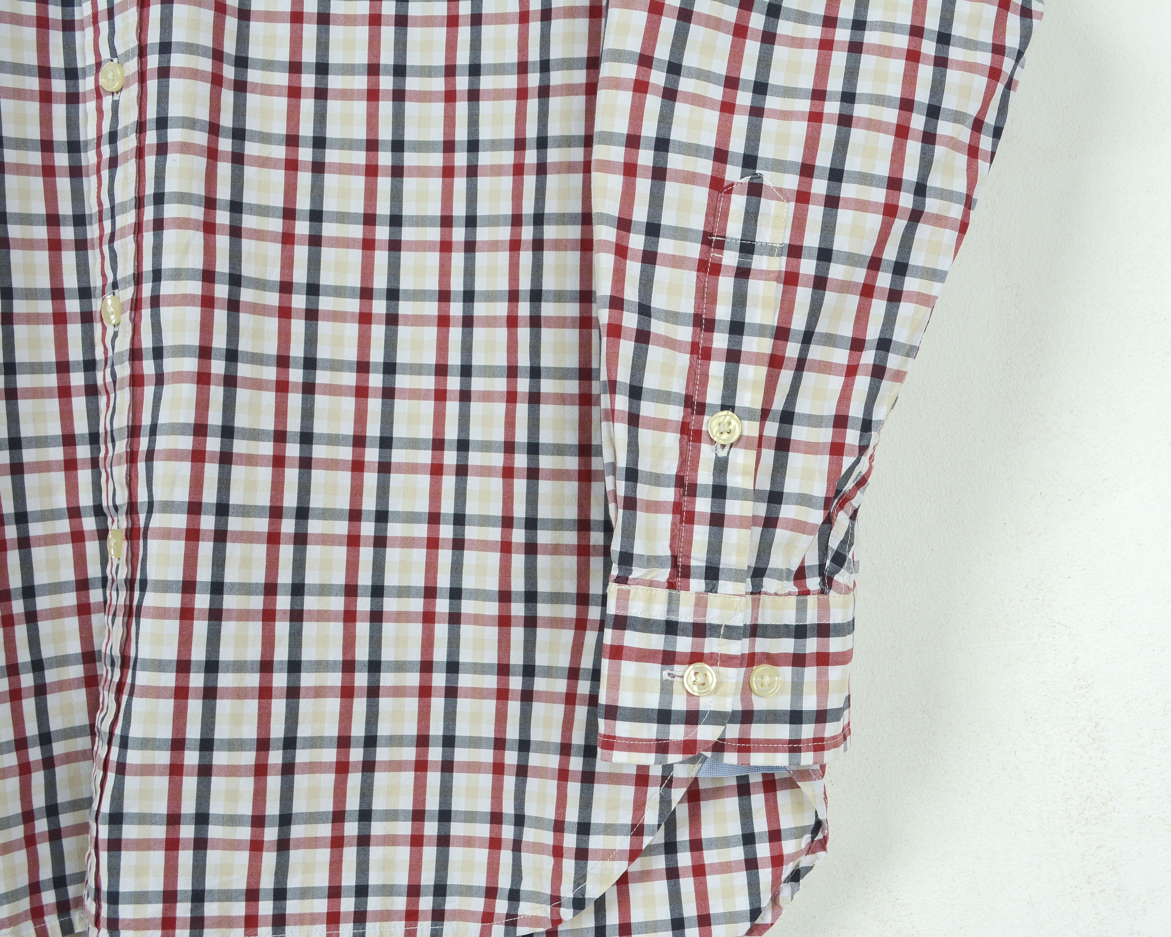Tommy Hilfiger Button Up Shirt Long Sleeved Tartan Plaid Check Cotton Size US S / EU 44-46 / 1 - 5 Thumbnail