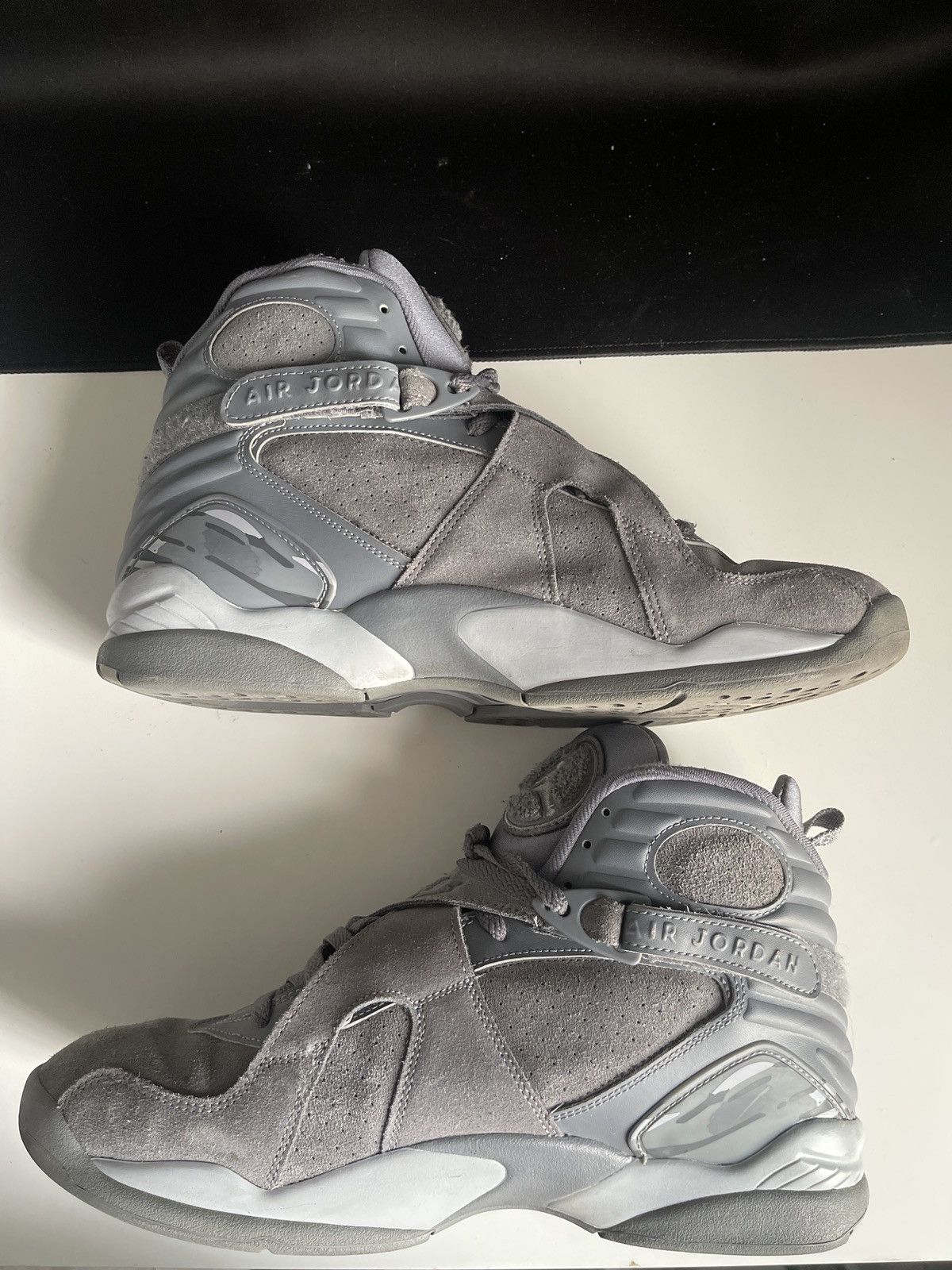 Jordan Brand Air Jordan 8 Cool Grey Size US 11.5 / EU 44-45 - 2 Thumbnail