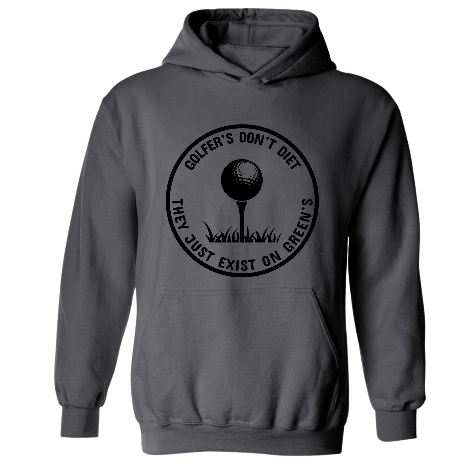 & Other Stories Golf Hoodie Golfers Dont Diet Greens Golfing TEE Sweatshirt Size US L / EU 52-54 / 3 - 1 Thumbnail