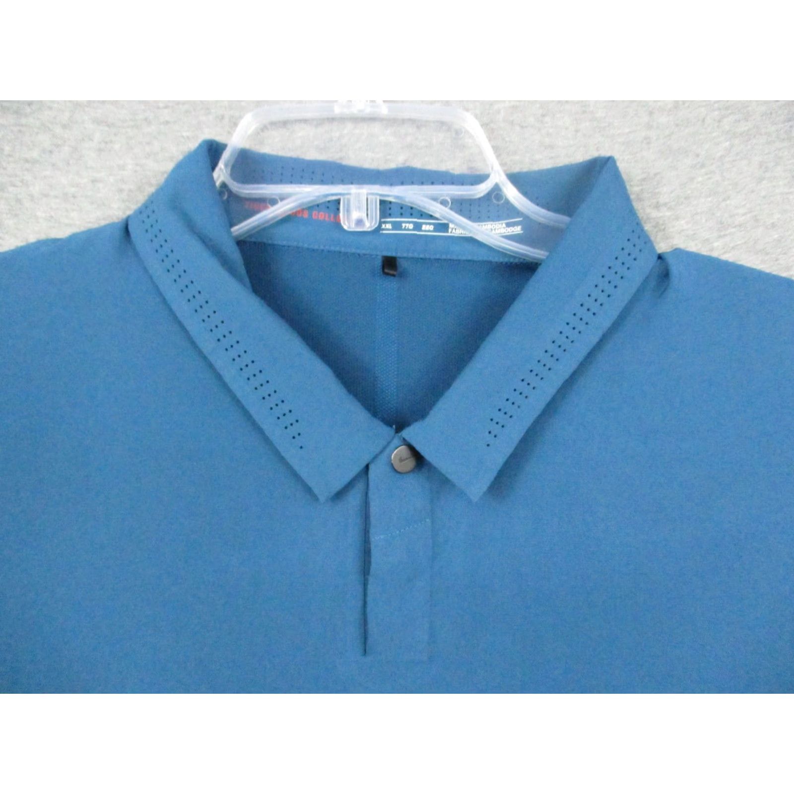 Nike VINTAGE Nike Tiger Woods Shirt XXL Men Blue Performance Golf Short Sleeve Size US XXL / EU 58 / 5 - 3 Thumbnail
