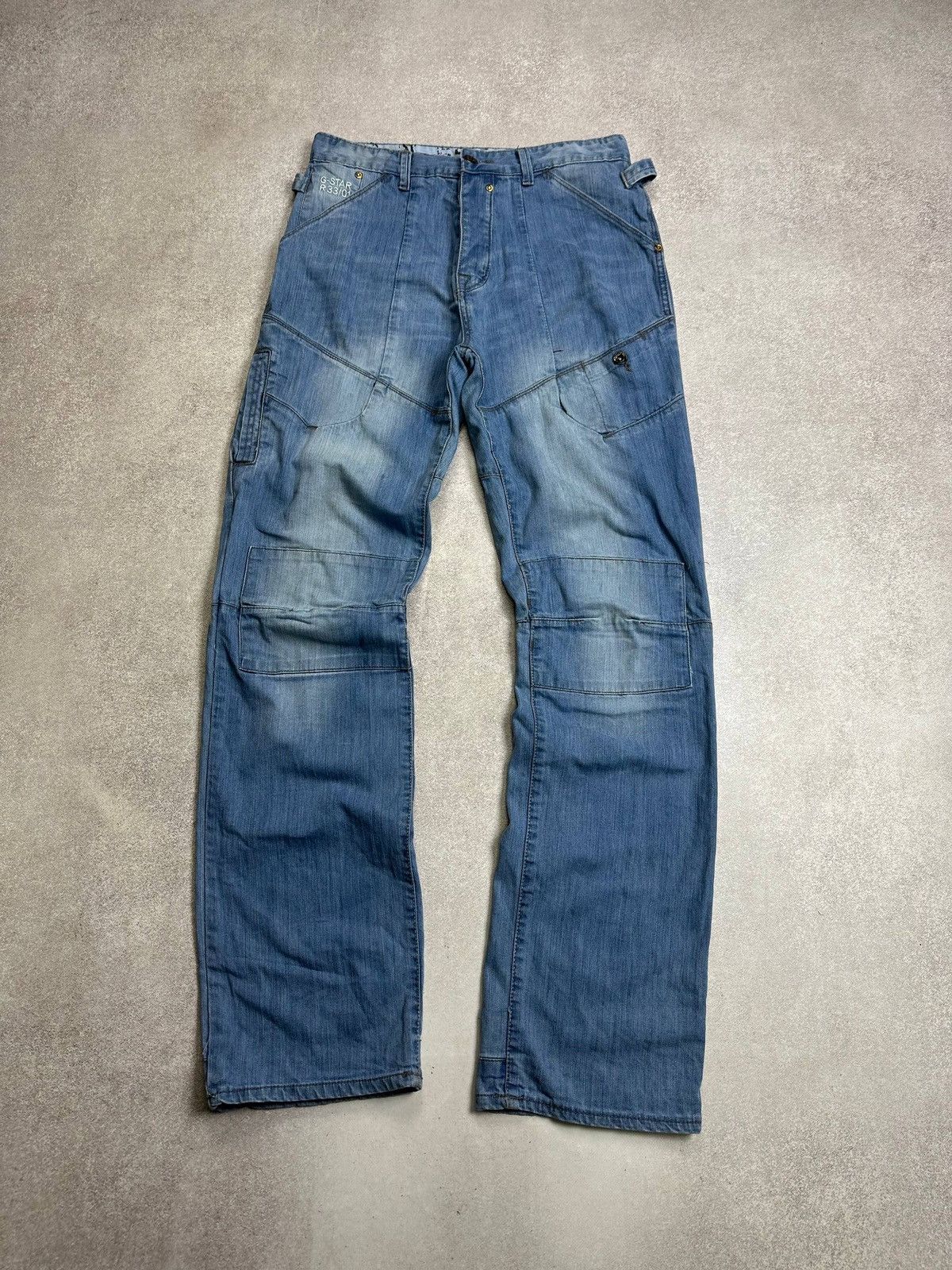 G-Star Vintage G-star Raw Baggy Grunge Y2K Flared Wide Leg Jeans 32 Size US 32 / EU 48 - 2 Thumbnail