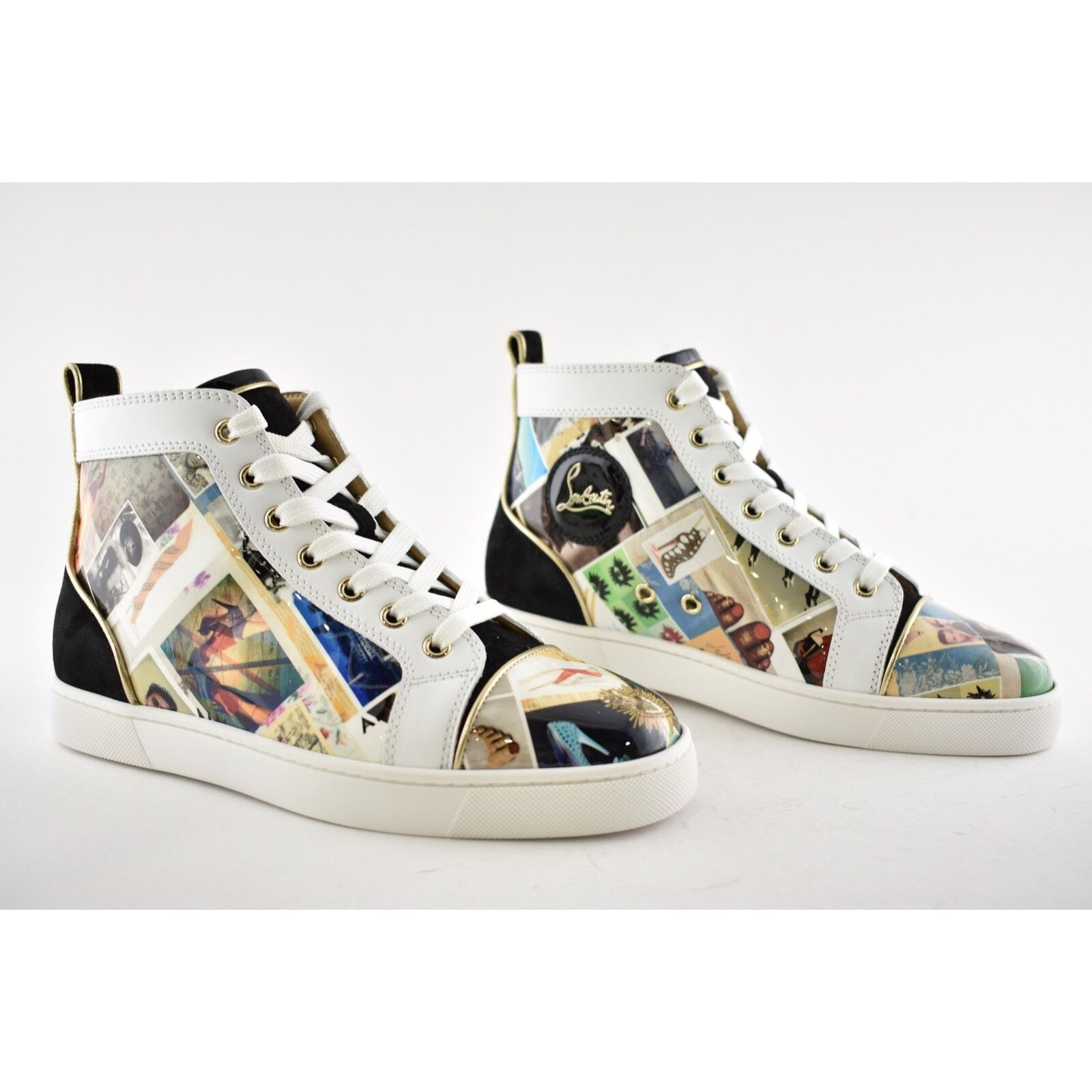 Christian Louboutin Christian Louboutin Mens Louis Orlato Flat Patent Collage Size US 7 / EU 40 - 4 Thumbnail