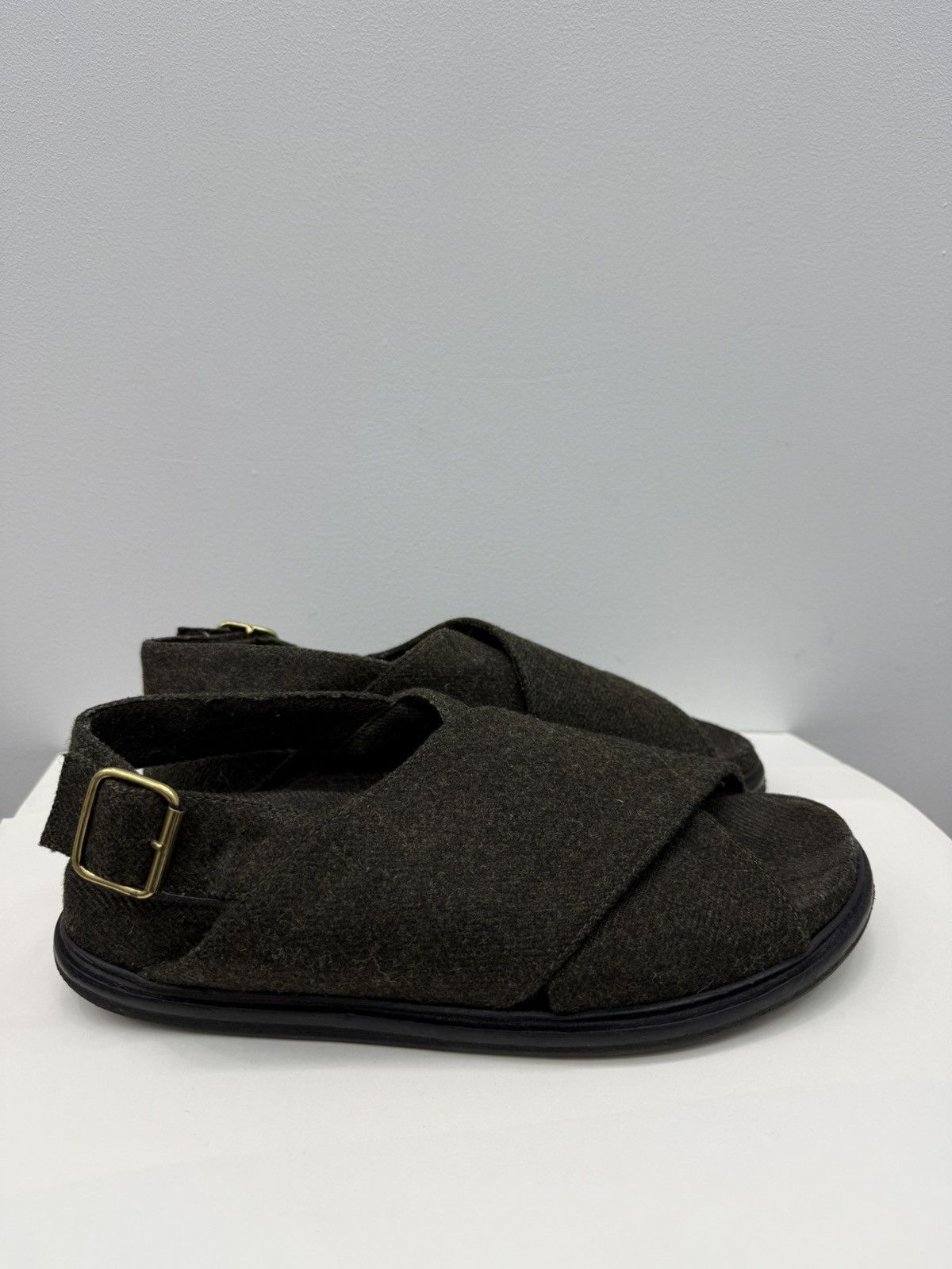 Marni Marni Tweed Fussbett Sandals Size US 8.5 / EU 41-42 - 1 Thumbnail