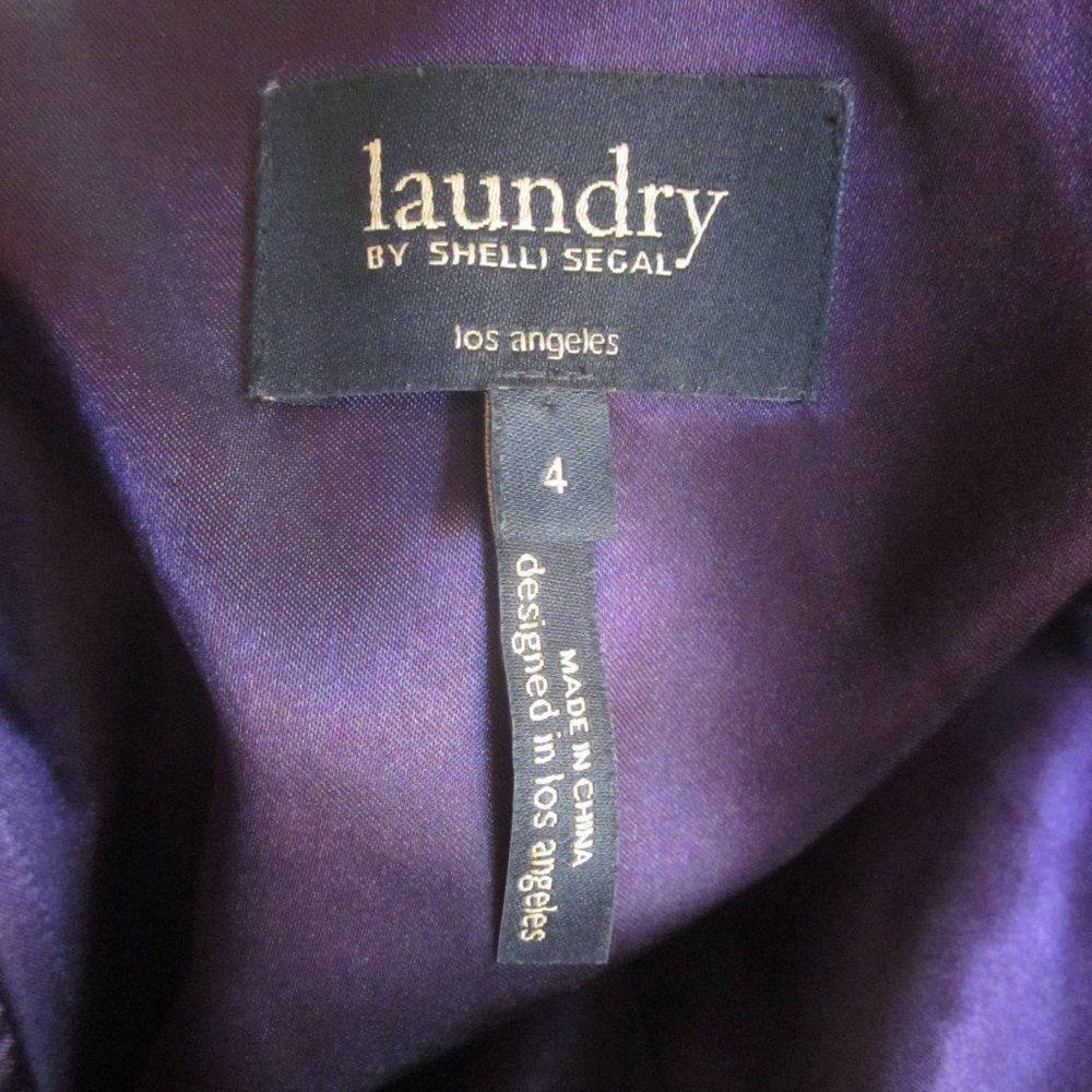 Laundry by Shelli Segal Laundry Shelli Segal Long Formal Silk Dress Size 4 Size S / US 4 / IT 40 - 4 Thumbnail