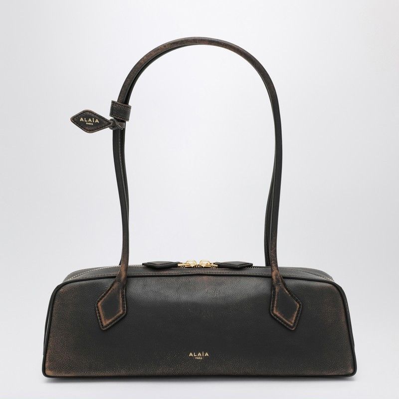 Alaia Alaia Le Teckel Medium Bag In Aged Leather Size ONE SIZE - 1 Thumbnail