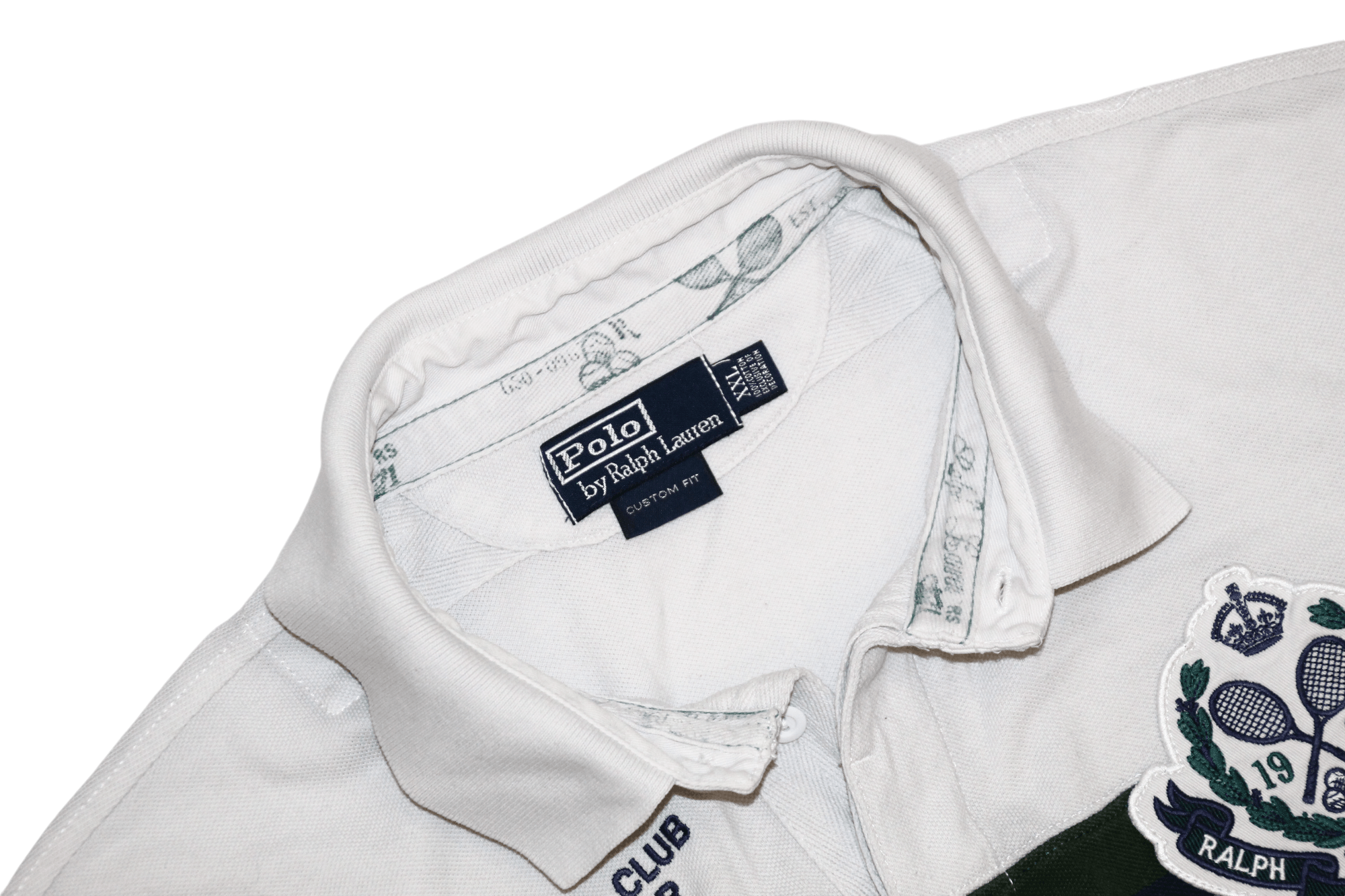 Polo Ralph Lauren Polo R.L. Tennis Club 381 Bleecker N.Y. Wimbledon Polo Shirt Size US XXL / EU 58 / 5 - 3 Thumbnail