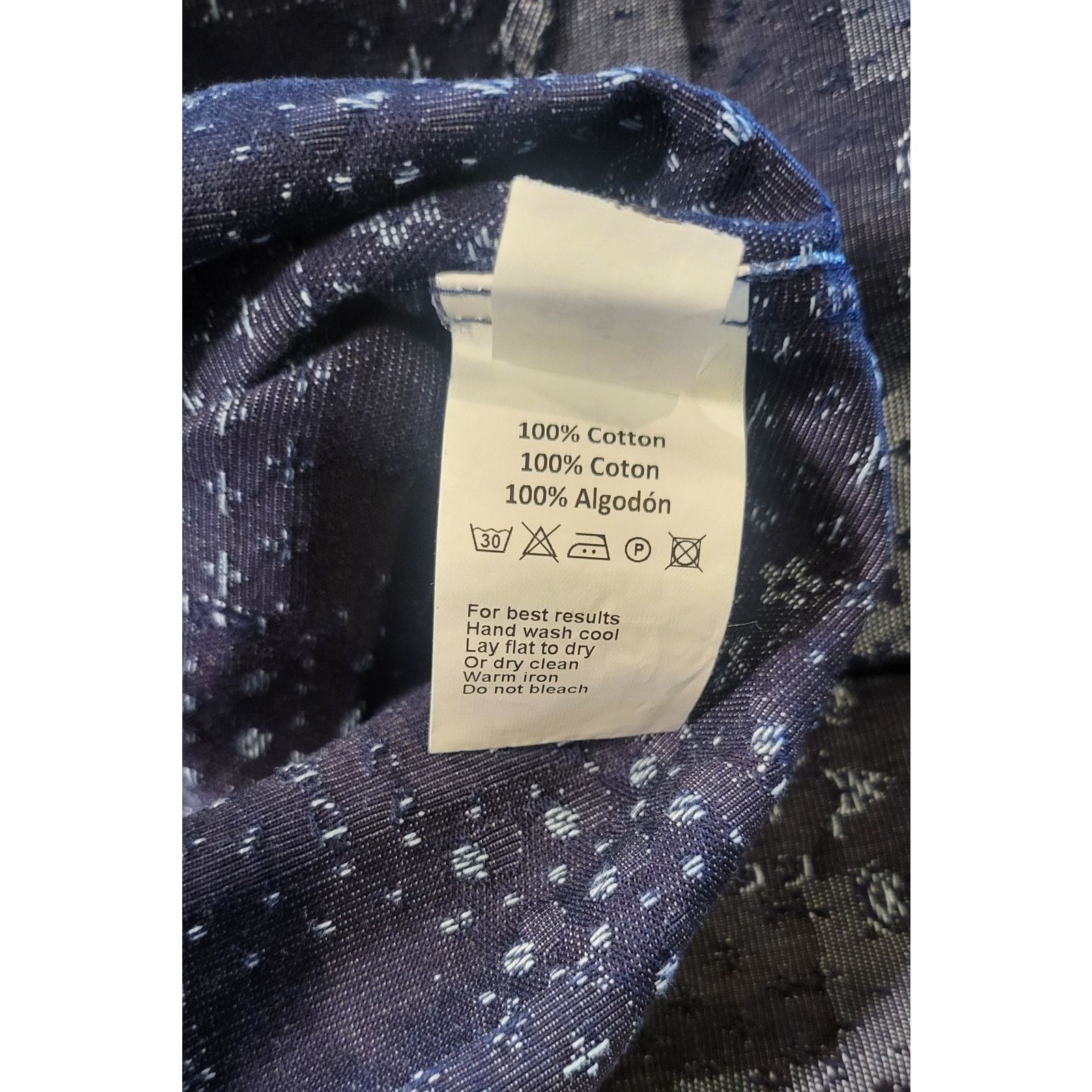 Peter Millar Peter Millar Banks Jacquard Blue Patchwork Shirt M $200 NWT Size US M / EU 48-50 / 2 - 8 Thumbnail