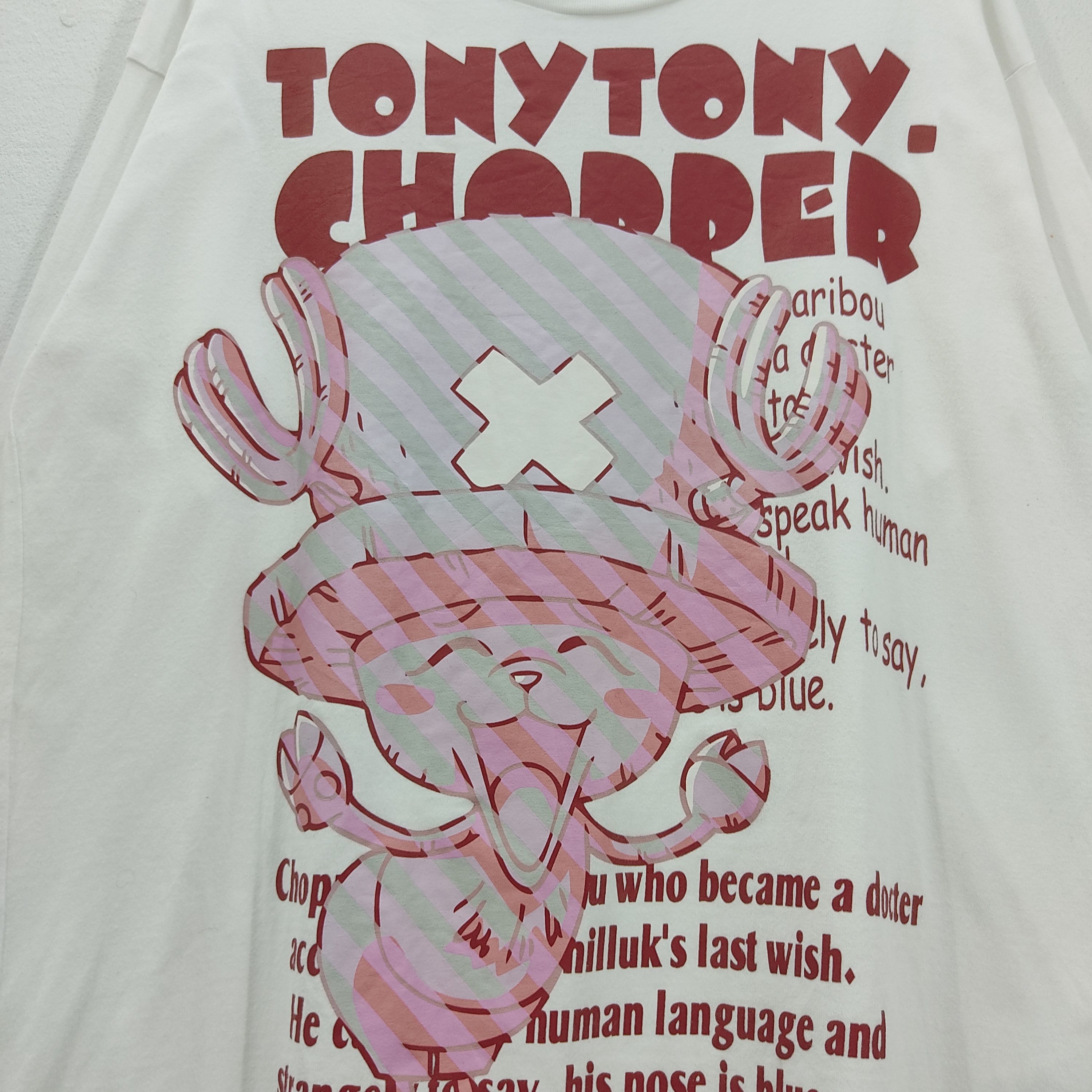 Anime Anime One Piece Tony Tony Chopper Long Sleeve T-Shirt Size US XL / EU 56 / 4 - 4 Thumbnail