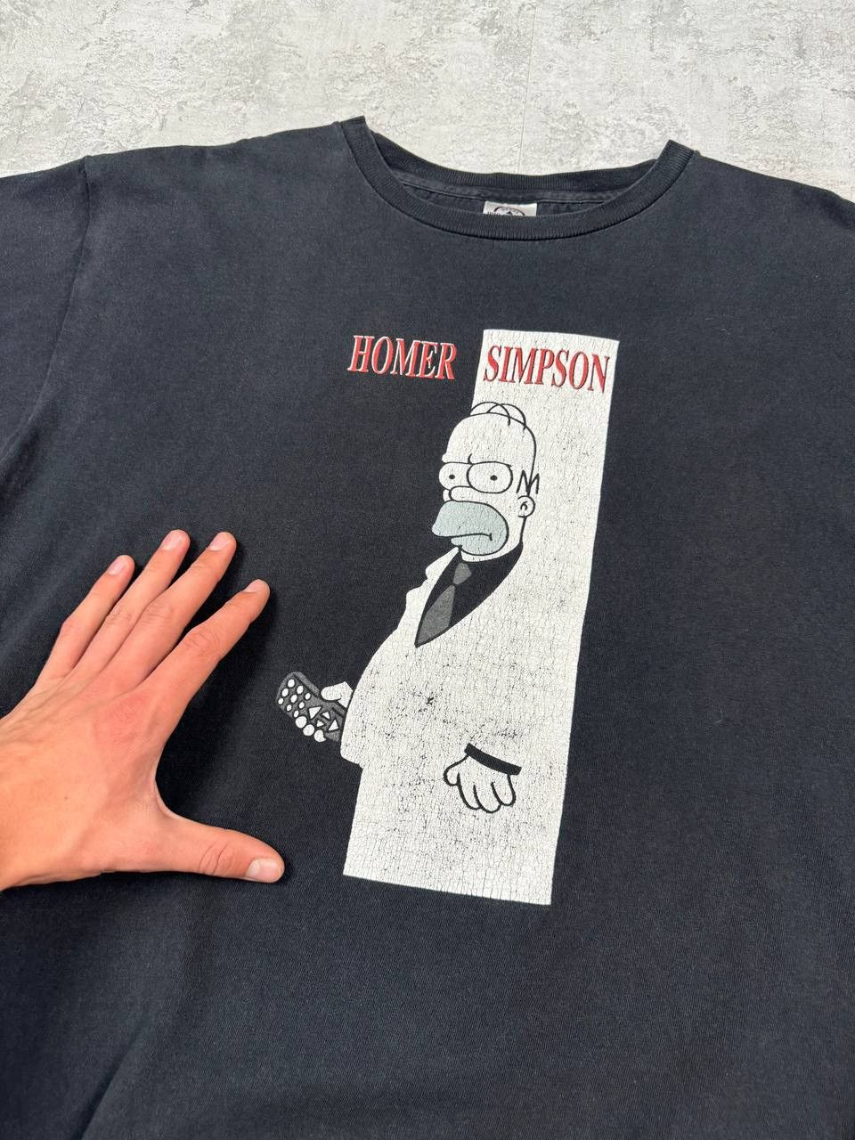 Vintage Vintage Homer Simpson Scarface T-Shirt Size L Size US L / EU 52-54 / 3 - 4 Thumbnail