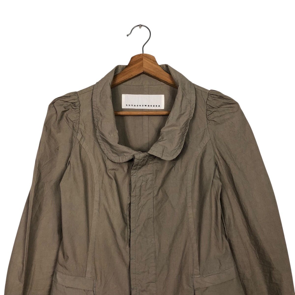 Issey Miyake 📌Vintage Chore Work Jacket Military Design Sunaokuwahara Size M / US 6-8 / IT 42-44 - 4 Thumbnail