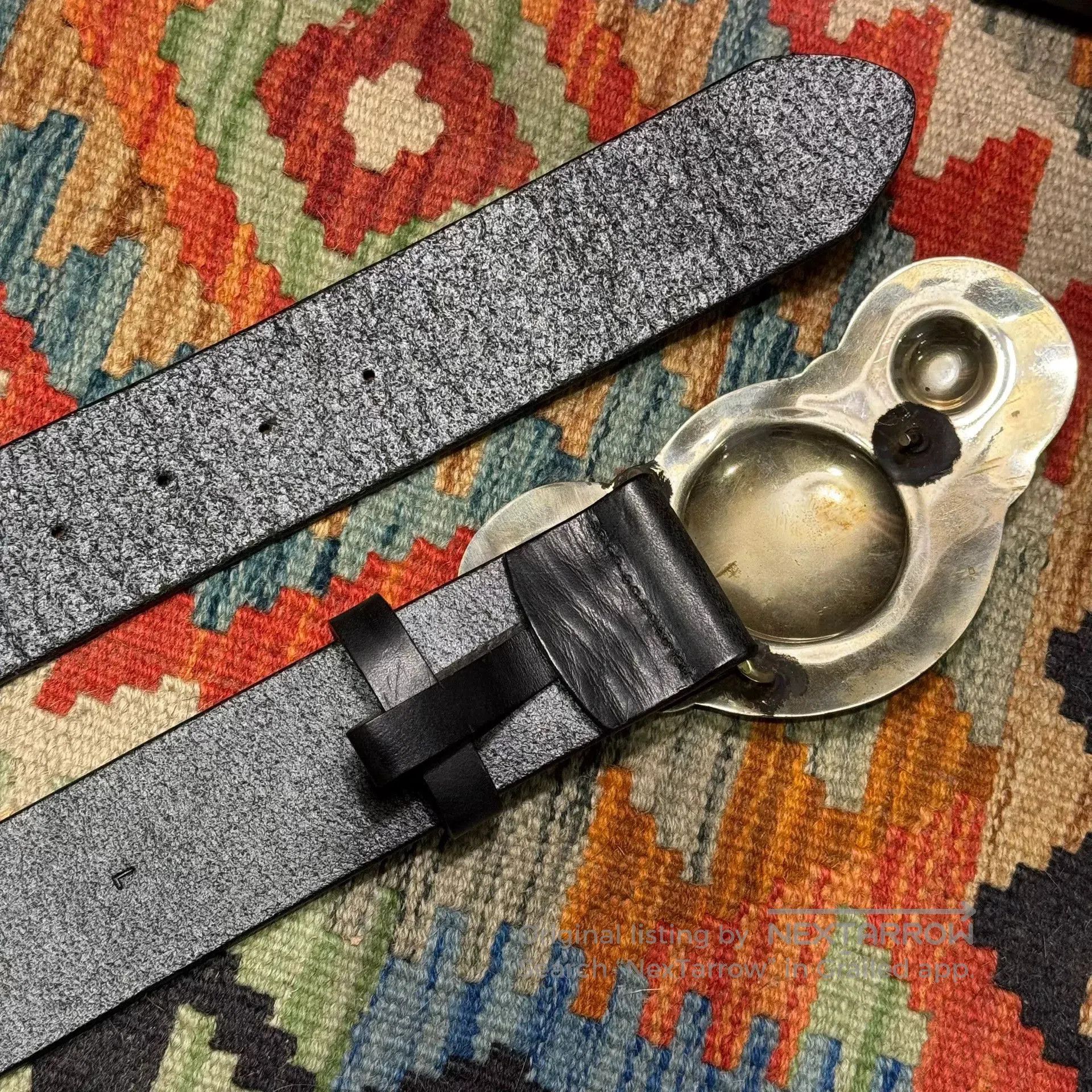 Ralph Lauren Purple Label Ralph Lauren Purple Label Carved Buckle Belt. Size ONE SIZE - 4 Thumbnail