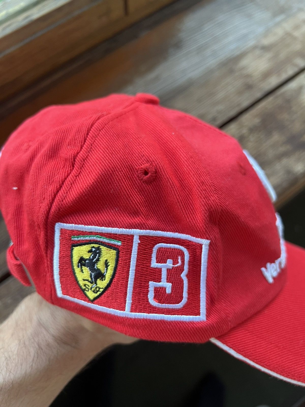 Ferrari Vintage F-1 Ferrari Schumacher Racing Trapper Hat Y2K Size ONE SIZE - 10 Thumbnail