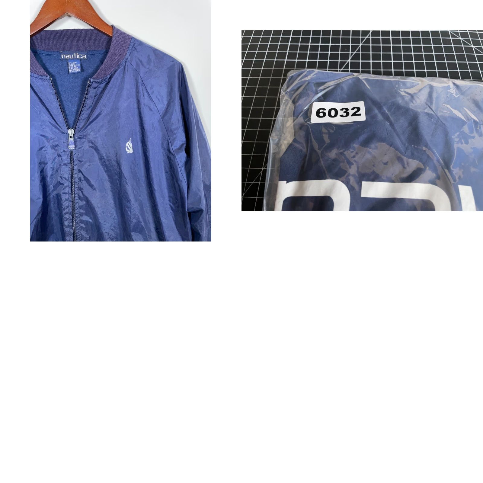 Nautica VINTAGE Nautica Windbreaker Jacket Adult One Size Dark Blue Zip Up Lined Lightweight Mens One Size Blue Nautica Windbreaker 90s Retro/Nautical Theme Size US M / EU 48-50 / 2 - 8 Thumbnail