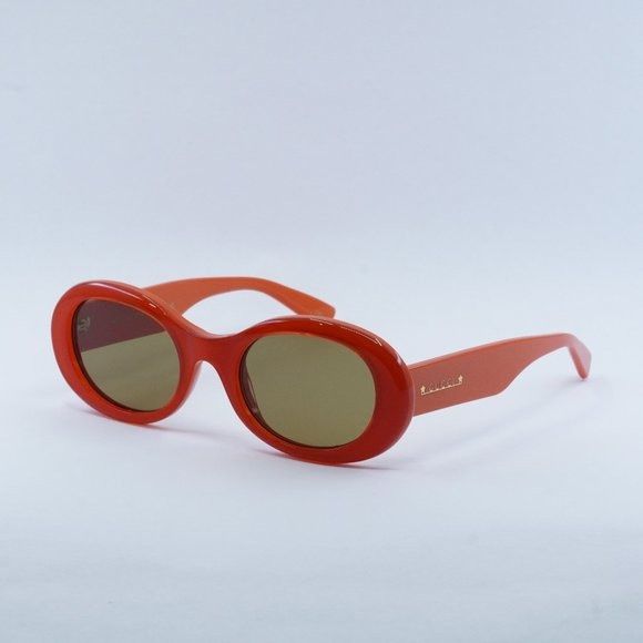 image of New Gucci Gg1587S 003 Orange Brown Sunglasses, Women's