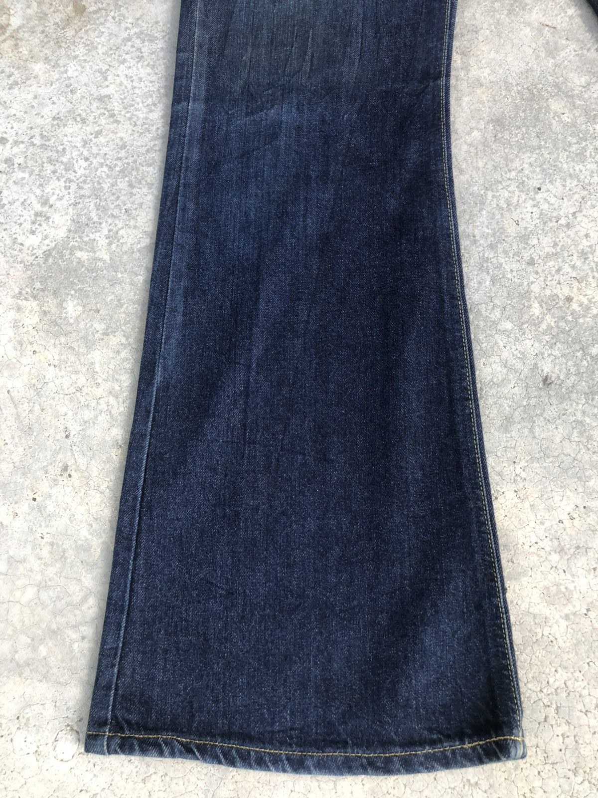 If Six Was Nine Japanese Lee Flared Jeans Distressed Denim Size US 32 / EU 48 - 6 Thumbnail