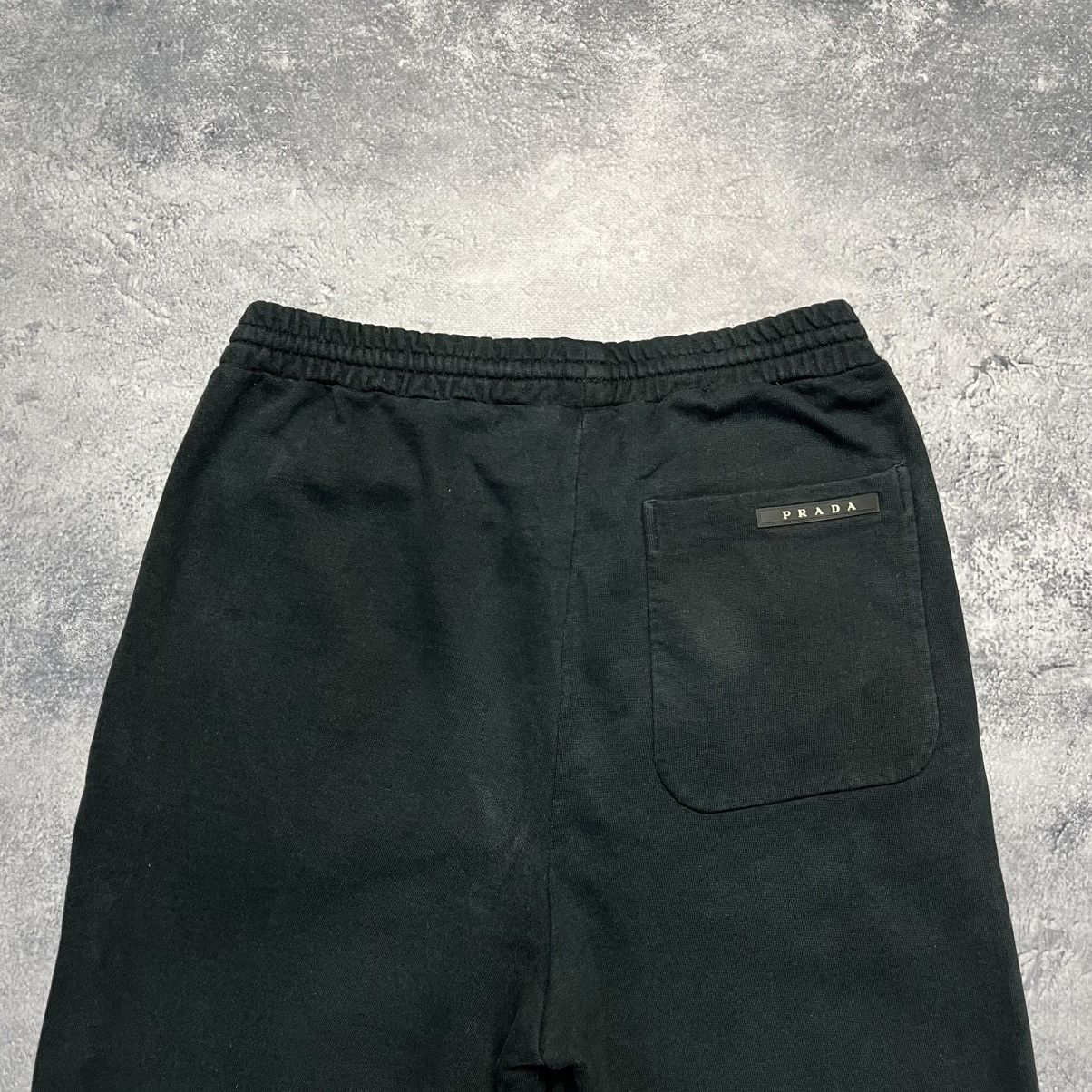 Prada Prada Black Tab Sweatpants Joggers Luxury Designer Size US 28 / EU 44 - 20 Thumbnail