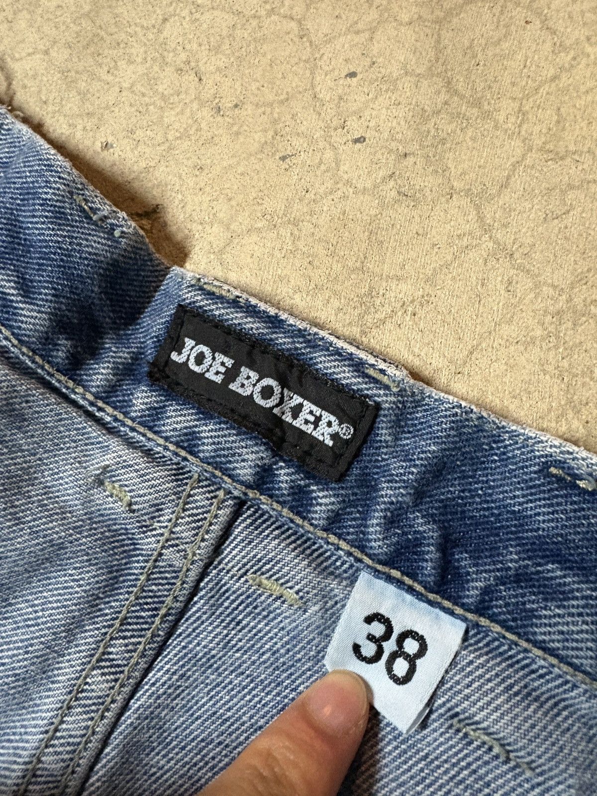 Joe Boxer Vintage 90s Joe Boxer Jorts Jean Shorts Blue Size 38 Size US 38 / EU 54 - 5 Thumbnail