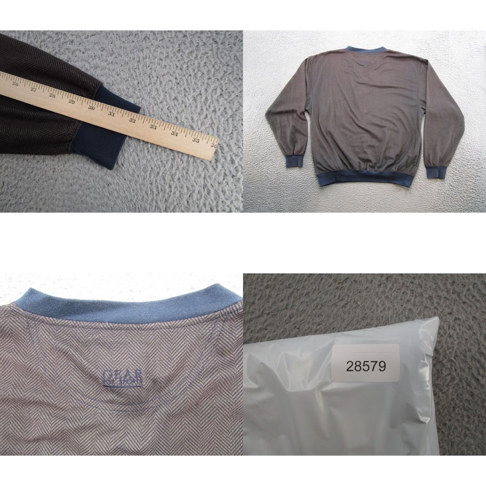 Sugar GEAR FOR SPORTS VTG Windbreaker Jacket Mens M Multicolor Softshell Zip Pockets Logo Long Sleeve Golf Casual Coat Size US M / EU 48-50 / 2 - 8 Thumbnail