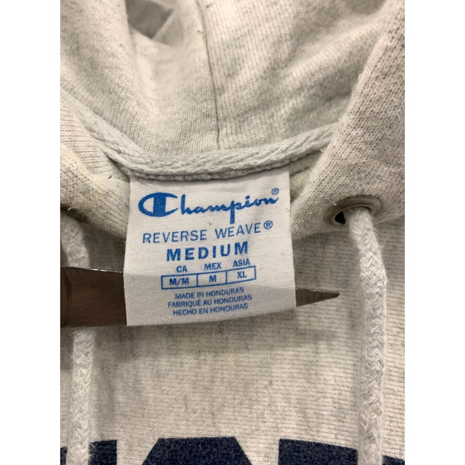 Champion VINTAGE Champion Reverse Weave Hoodie Men's XL Gray Mystic Spellout Size US XL / EU 56 / 4 - 3 Thumbnail