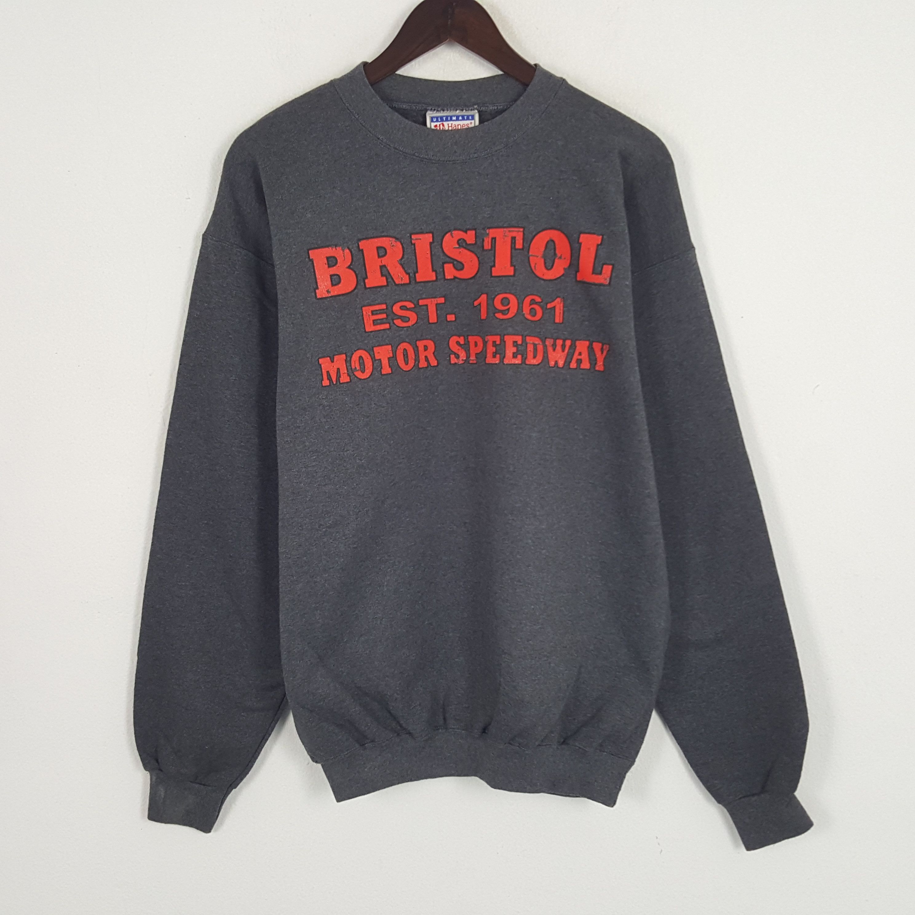Hanes × Vintage Vintage Bristol Sweatshirt Size US M / EU 48-50 / 2 - 1 Thumbnail