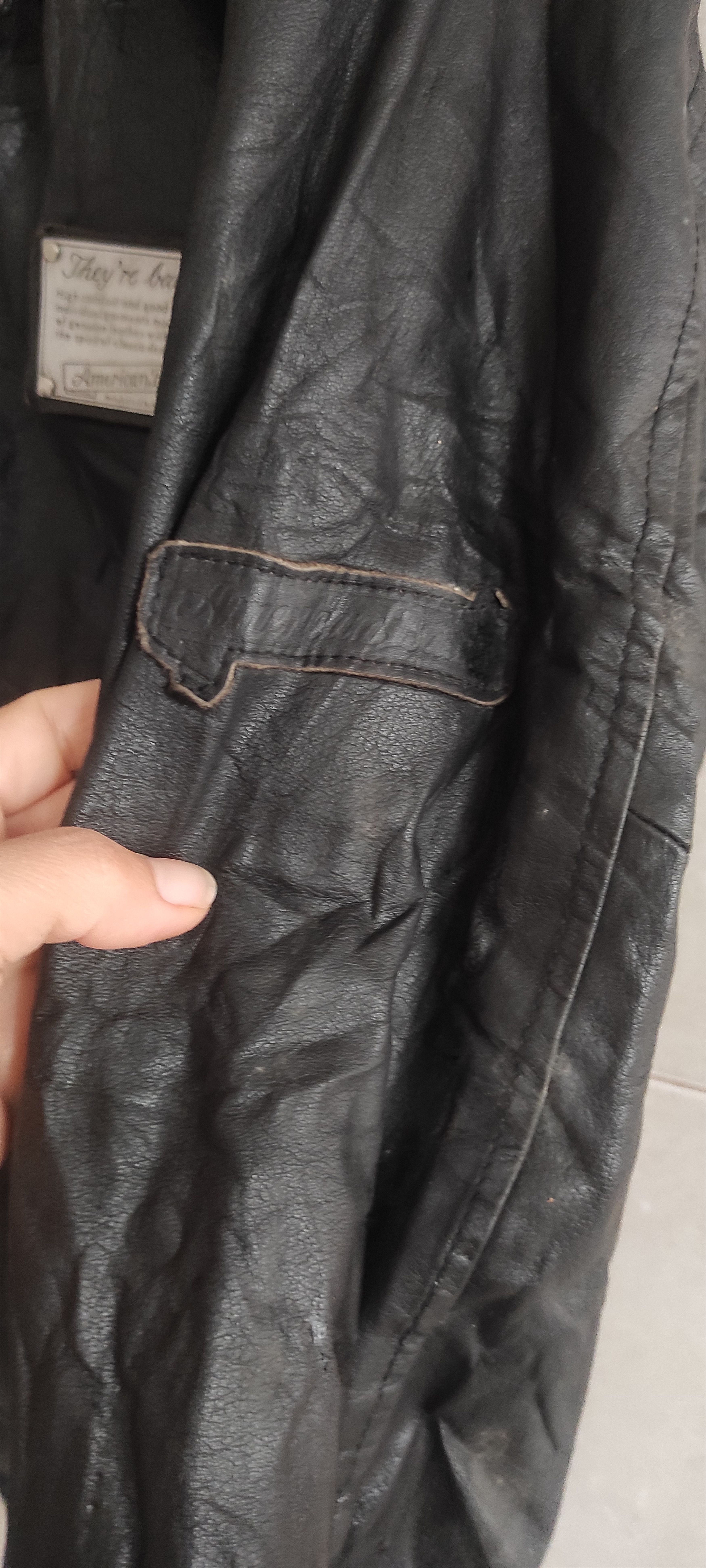Other American Basics Genuine Leather US Force Aviator Jacket Size US L / EU 52-54 / 3 - 15 Thumbnail