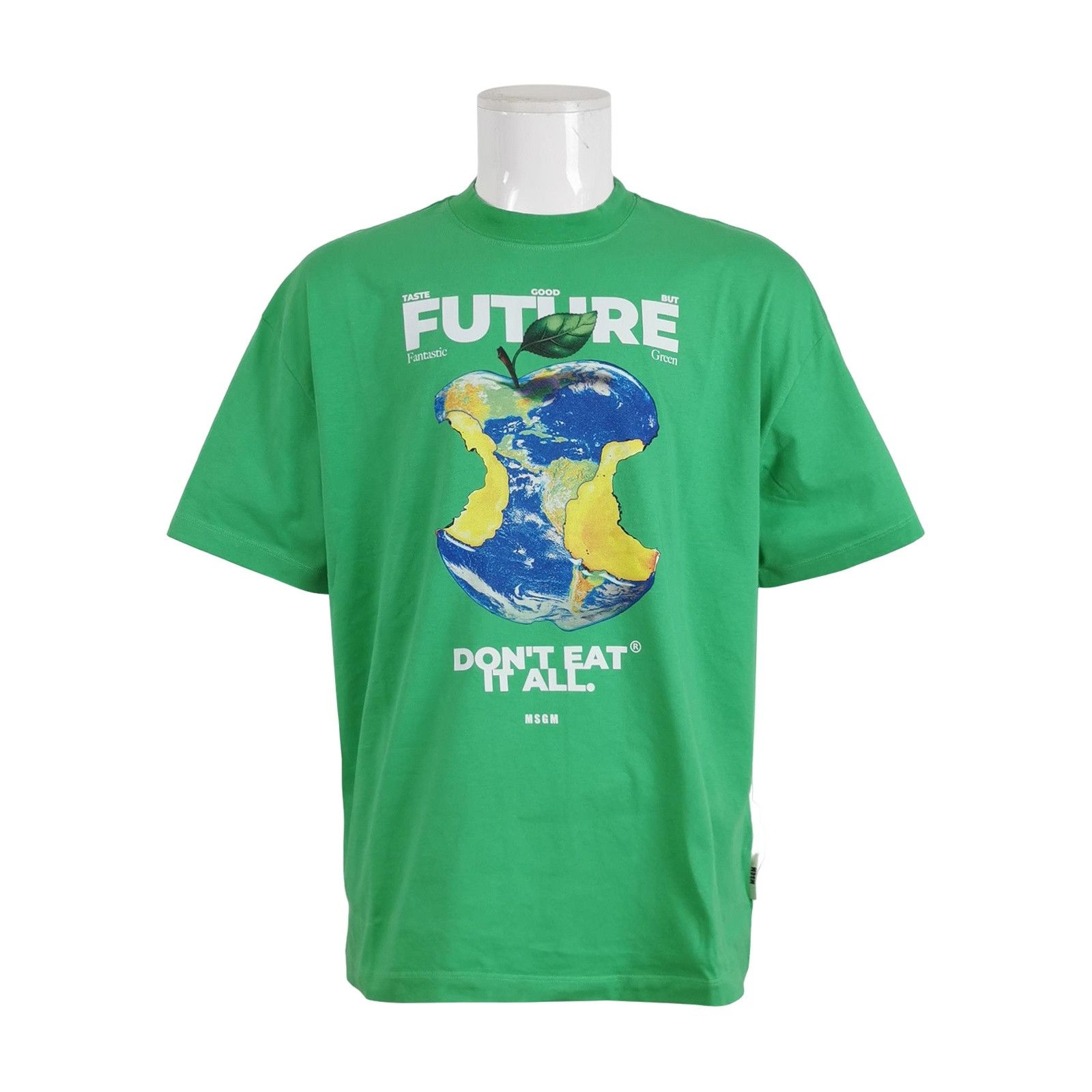 MSGM MSGM Earth Graphic Organic Cotton T-Shirt L Size US L / EU 52-54 / 3 - 1 Thumbnail